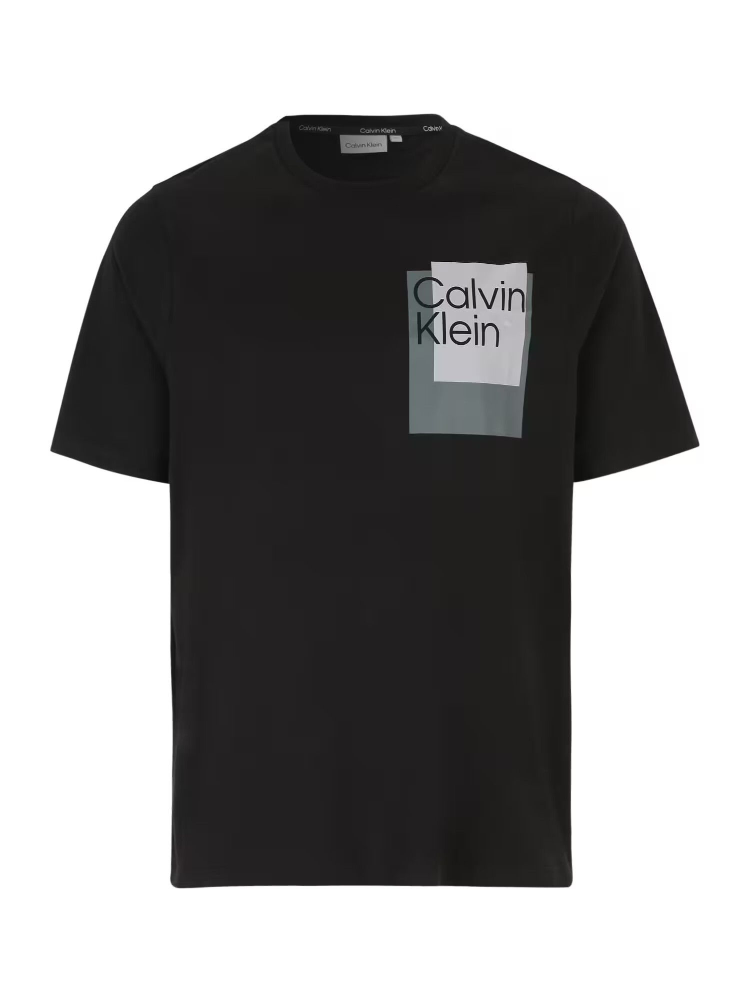 Calvin Klein Big & Tall Tričko čadičová / svetlosivá / čierna - Pepit.sk