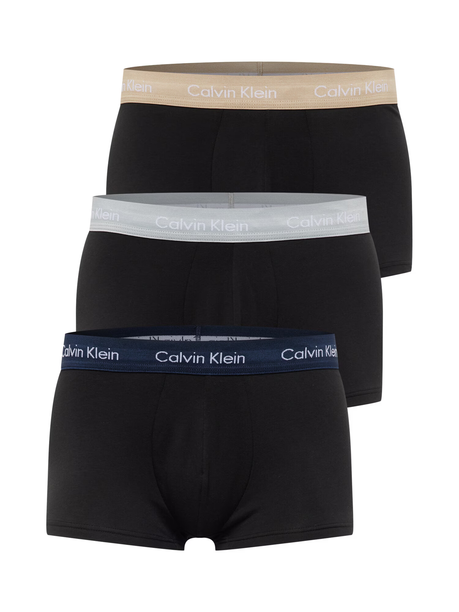 Calvin Klein Boxerky béžová / modrá / sivá / čierna - Pepit.sk