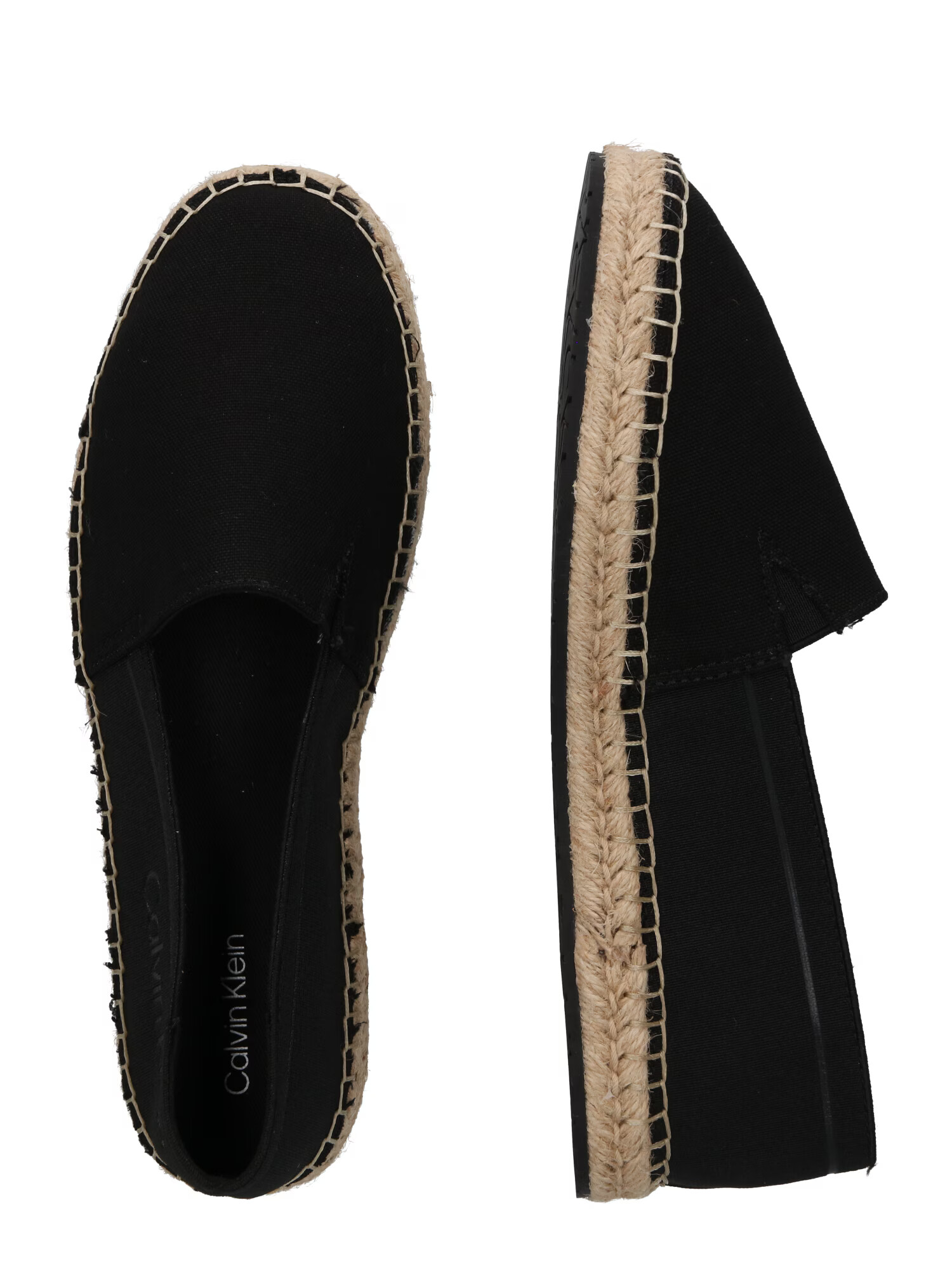 Calvin Klein Espadrilky béžová / čierna - Pepit.sk