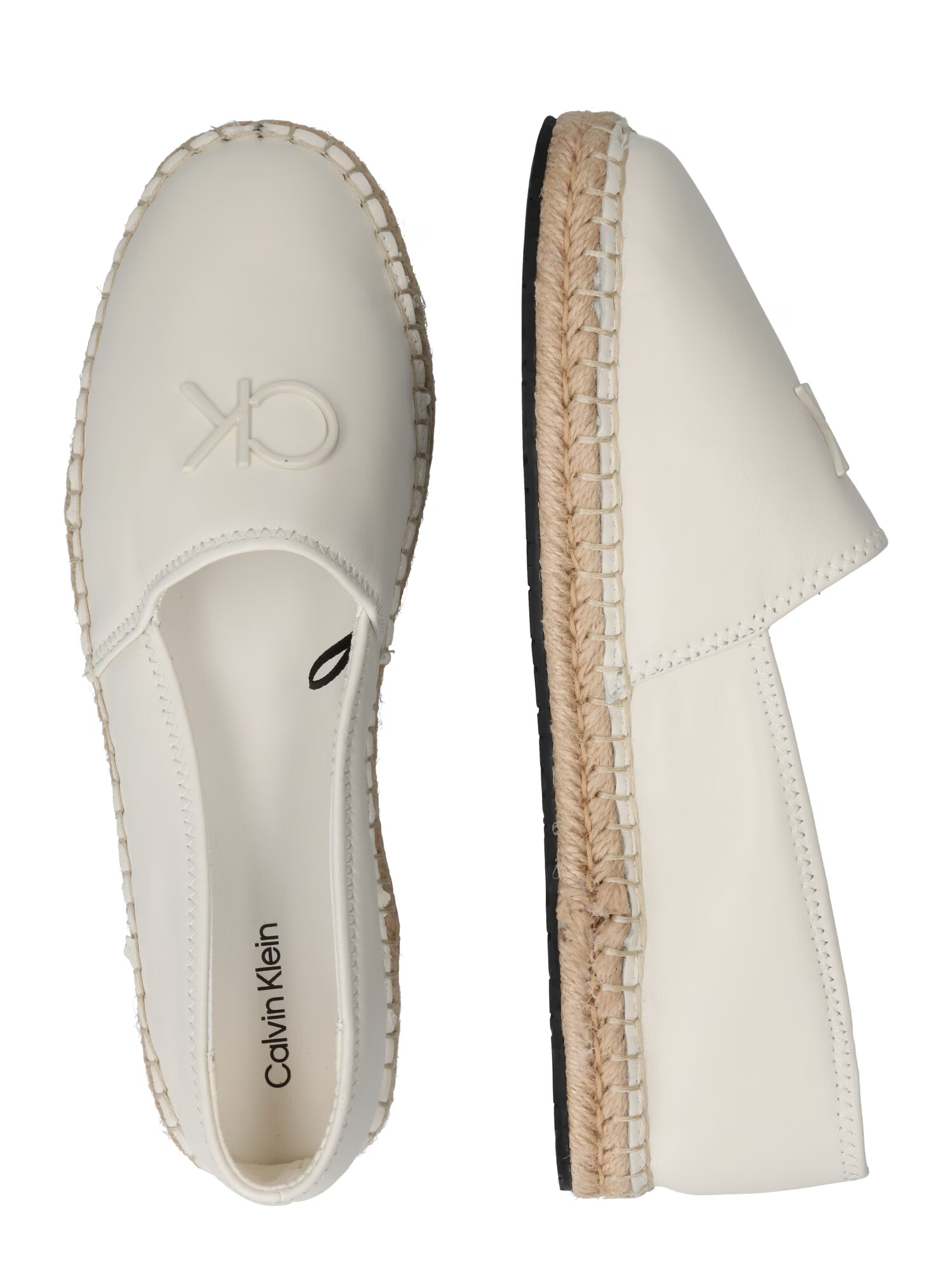 Calvin Klein Espadrilky biela - Pepit.sk