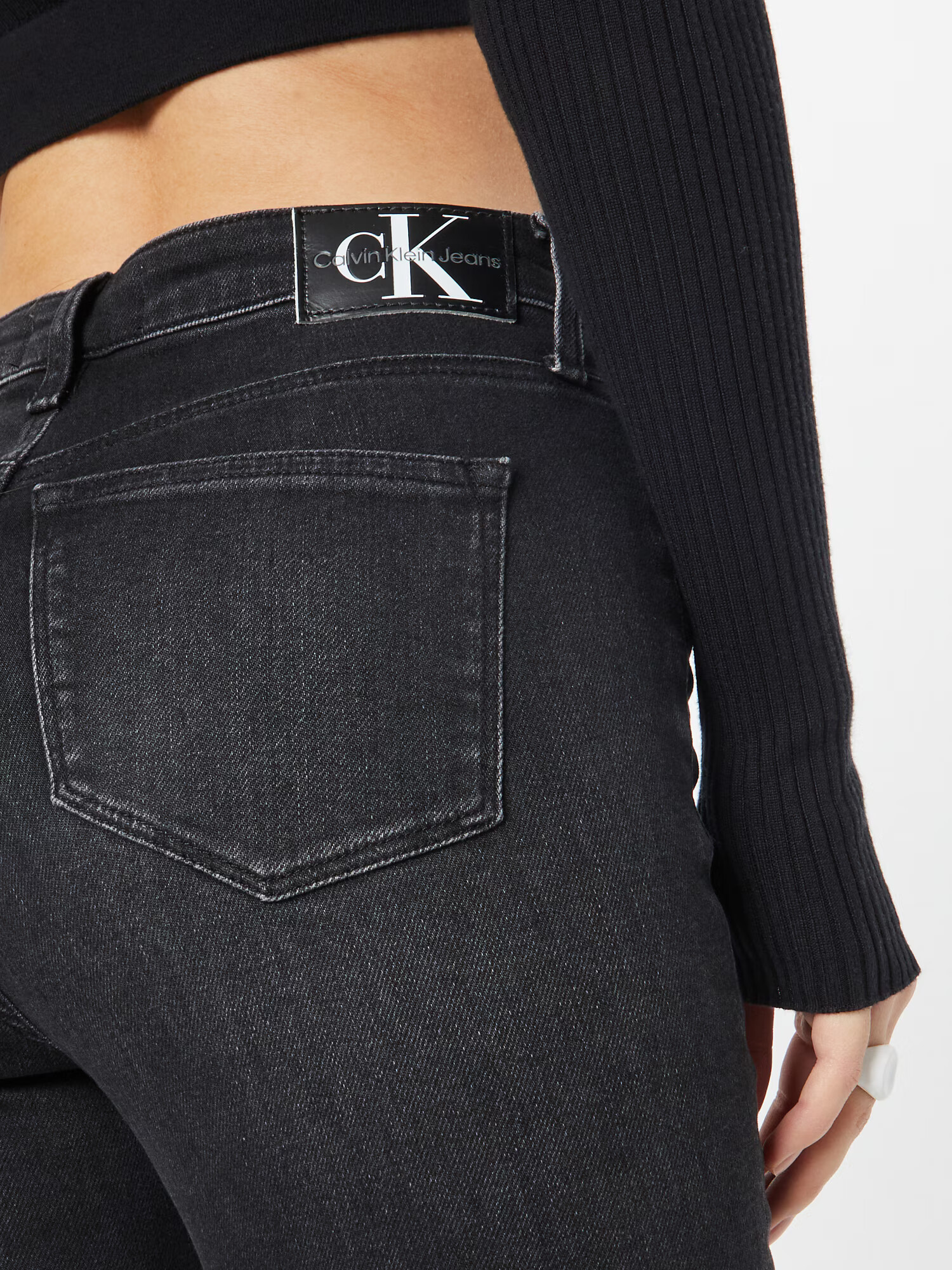 Calvin Klein Jeans Džínsy čierny denim - Pepit.sk