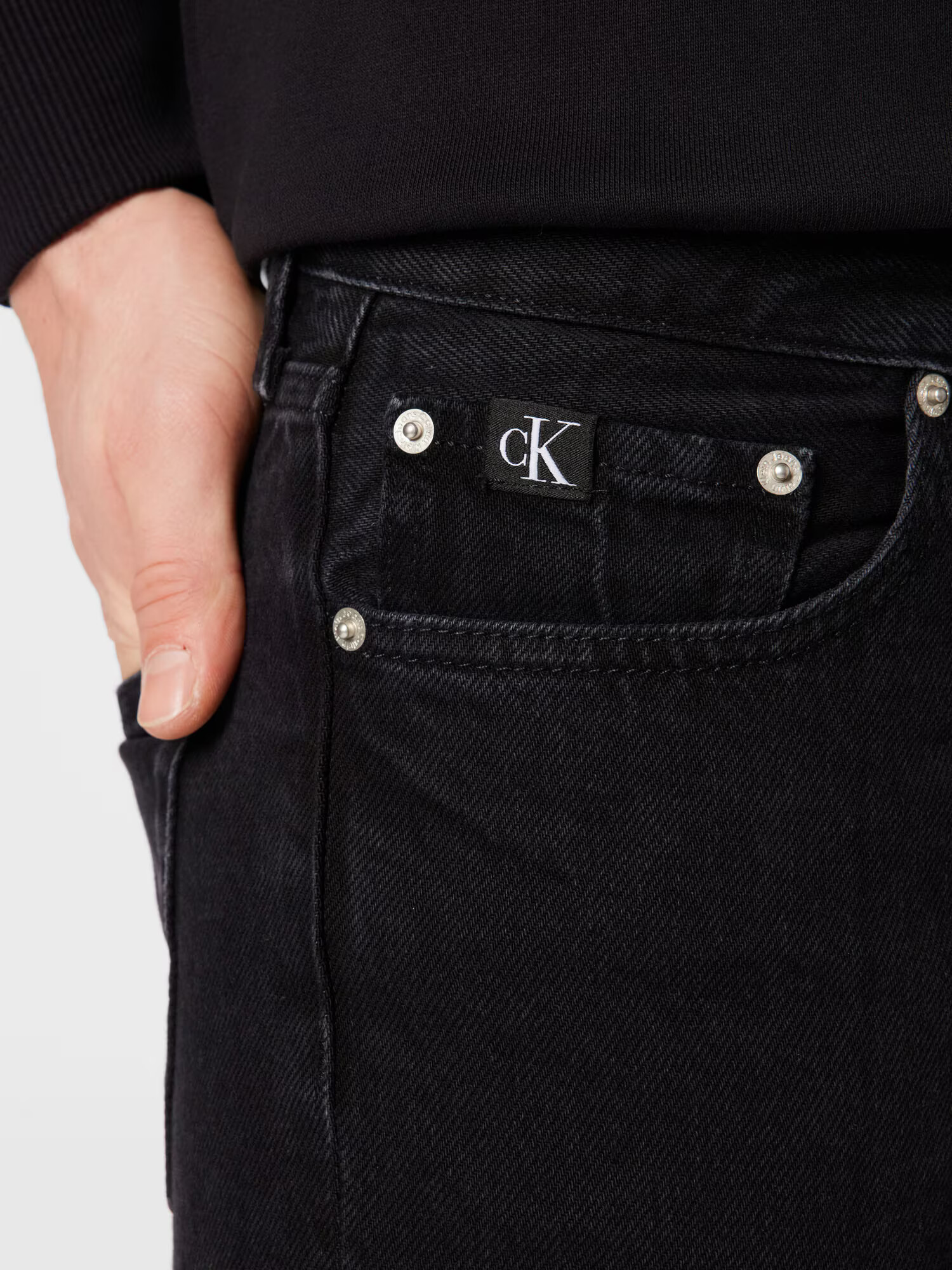 Calvin Klein Jeans Džínsy čierny denim - Pepit.sk