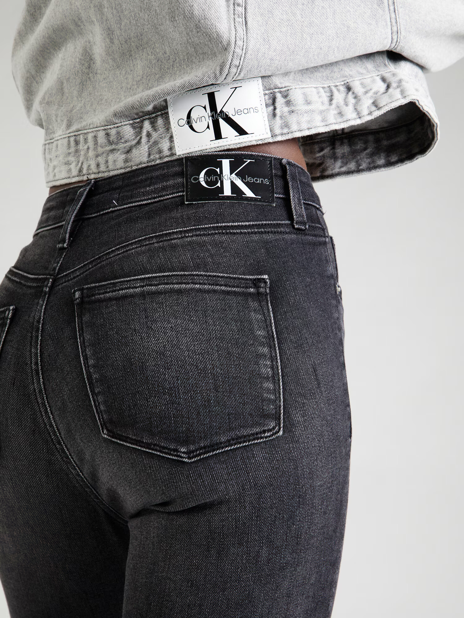 Calvin Klein Jeans Džínsy čierny denim - Pepit.sk