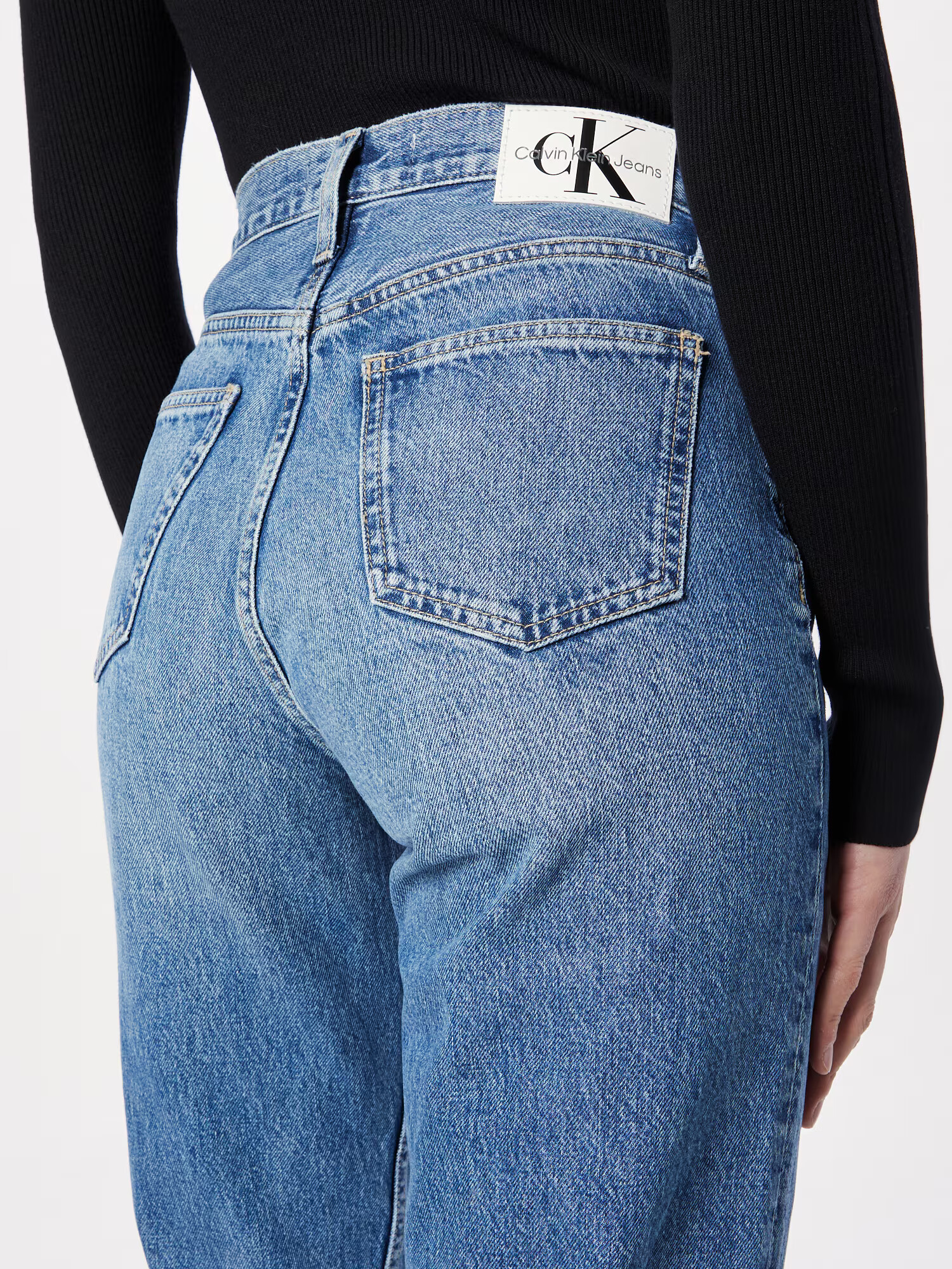 Calvin Klein Jeans Džínsy 'Mama' modrá denim - Pepit.sk