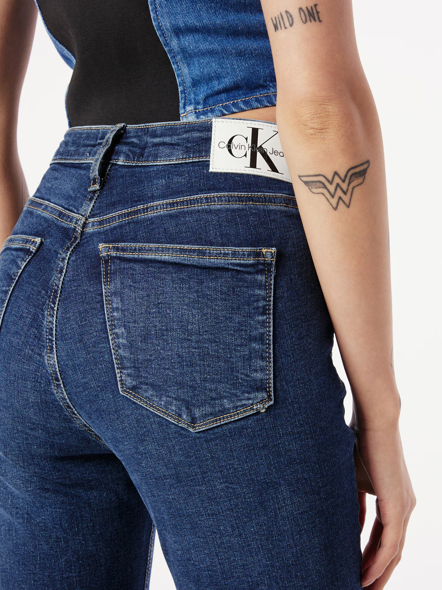 Calvin Klein Jeans Džínsy modrá denim - Pepit.sk