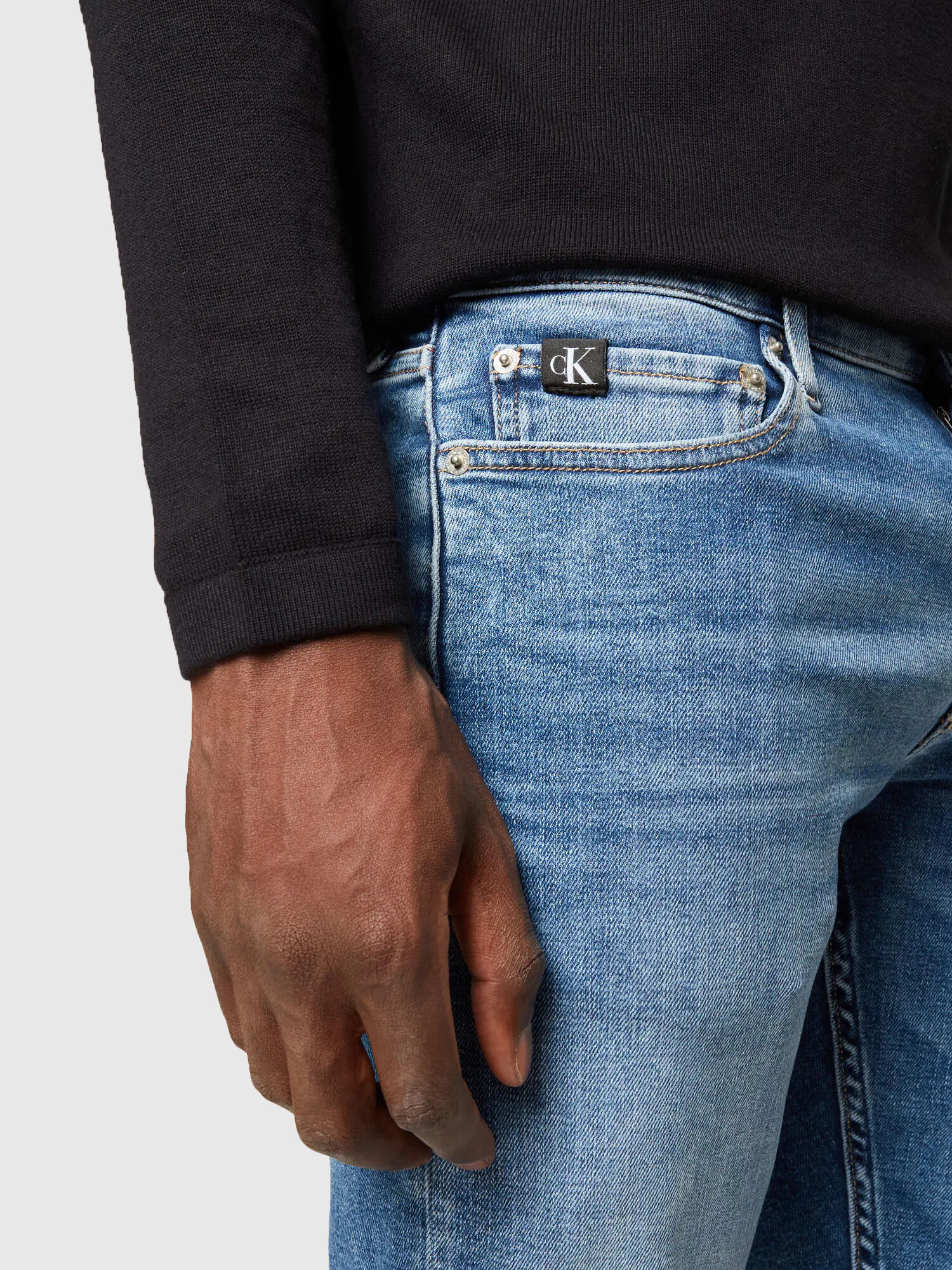 Calvin Klein Jeans Džínsy modrá denim - Pepit.sk