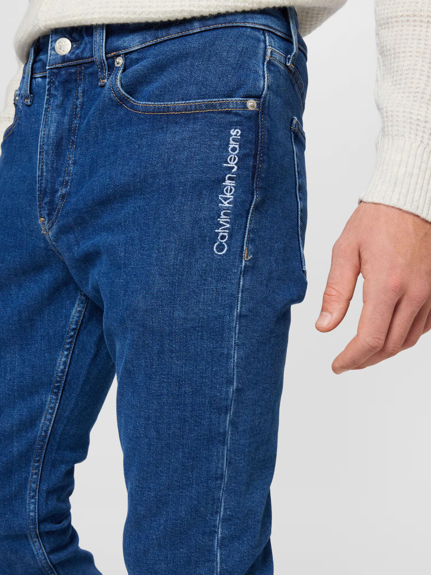 Calvin Klein Jeans Džínsy modrá denim - Pepit.sk