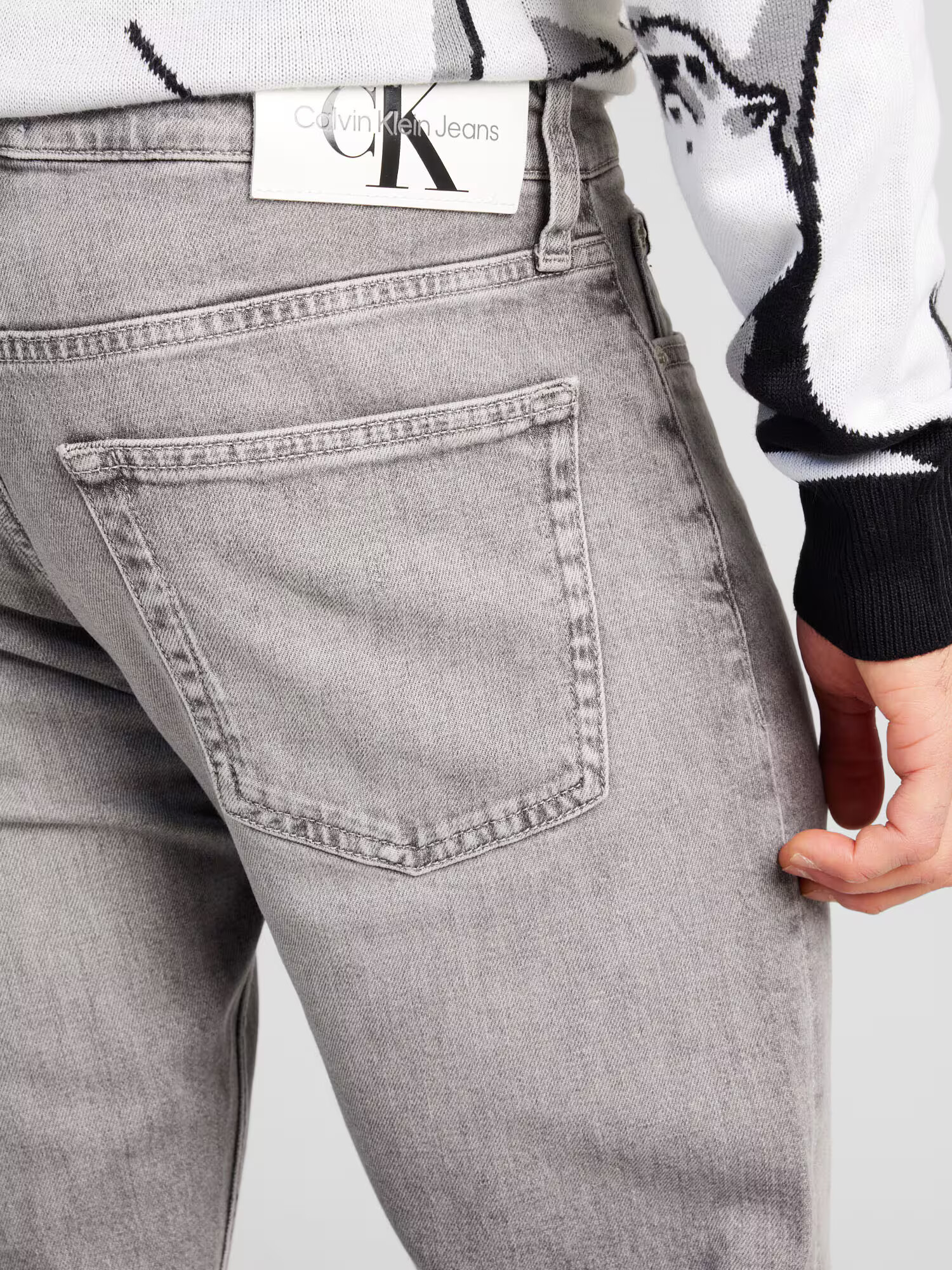 Calvin Klein Jeans Džínsy sivý denim - Pepit.sk