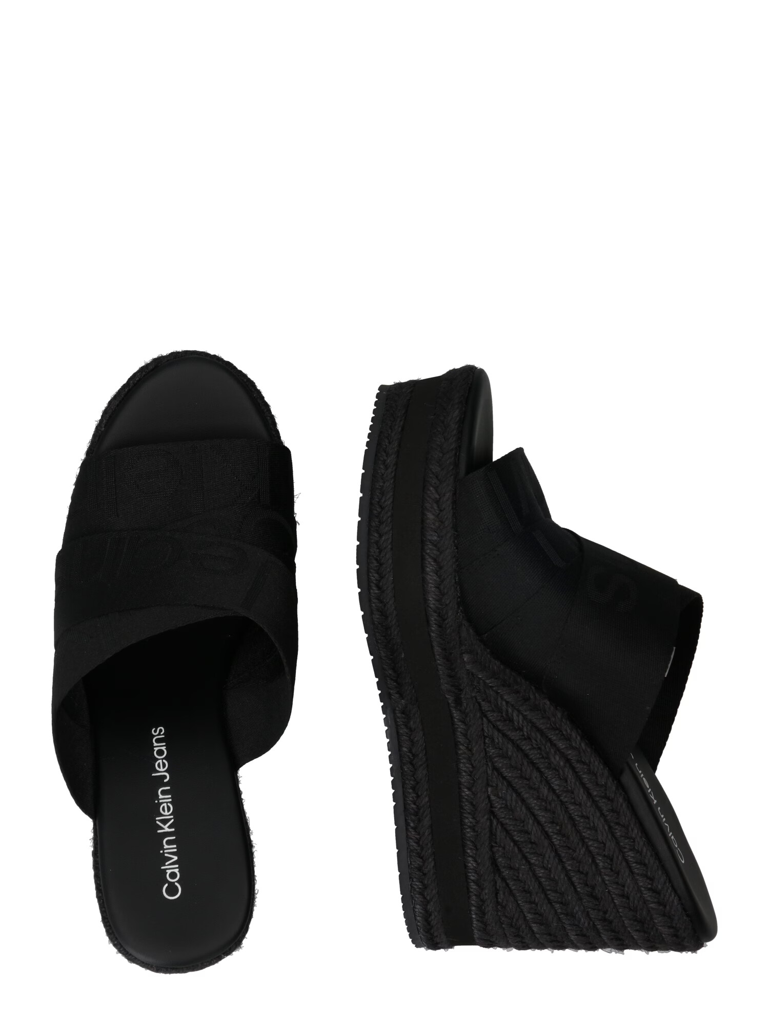 Calvin Klein Jeans Espadrilky čierna - Pepit.sk