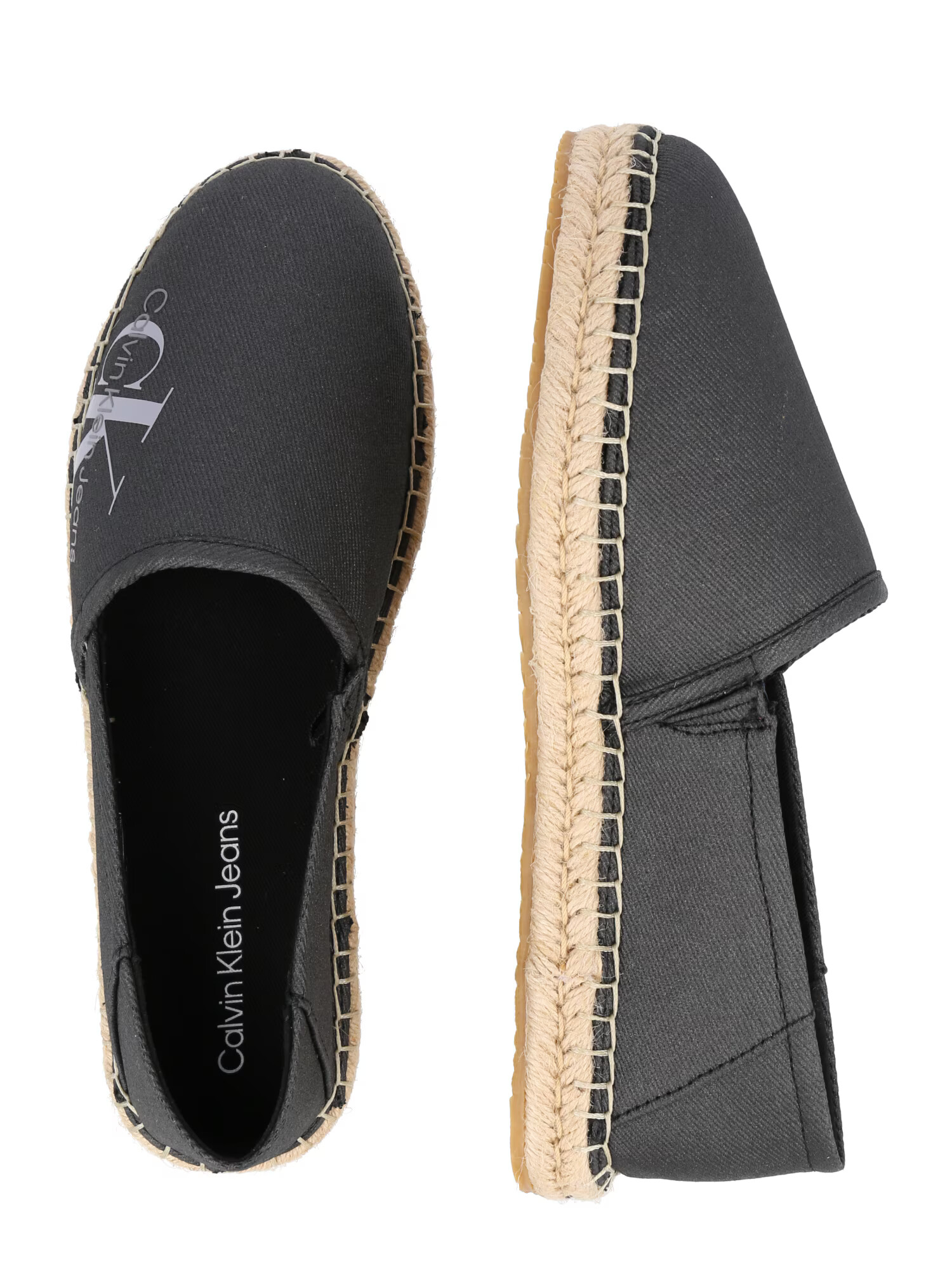 Calvin Klein Jeans Espadrilky fialová / čierna - Pepit.sk