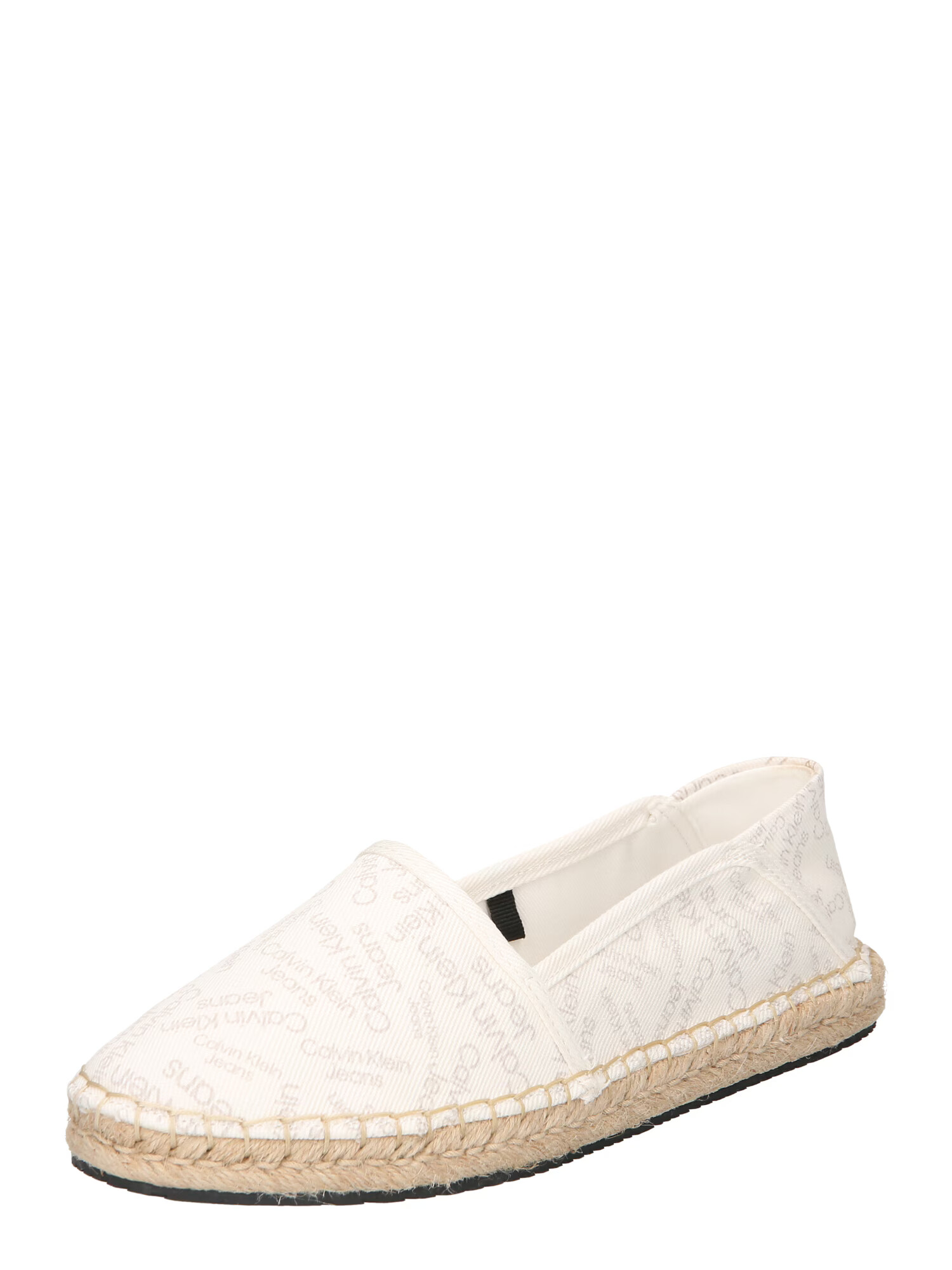 Calvin Klein Jeans Espadrilky svetlosivá / biela - Pepit.sk