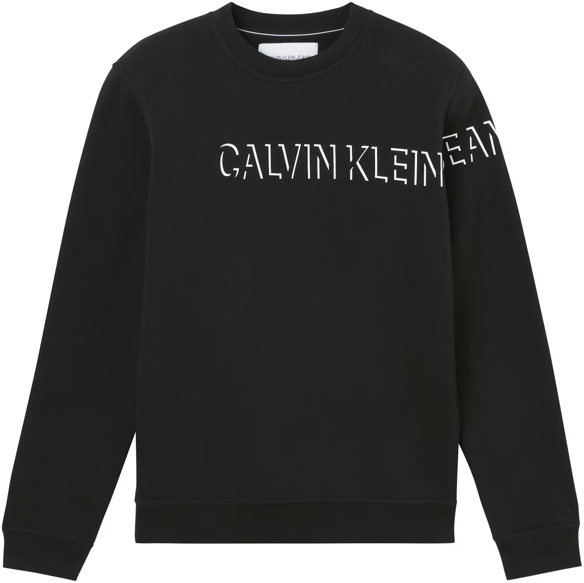 Calvin Klein Jeans Mikina čierna / biela - Pepit.sk