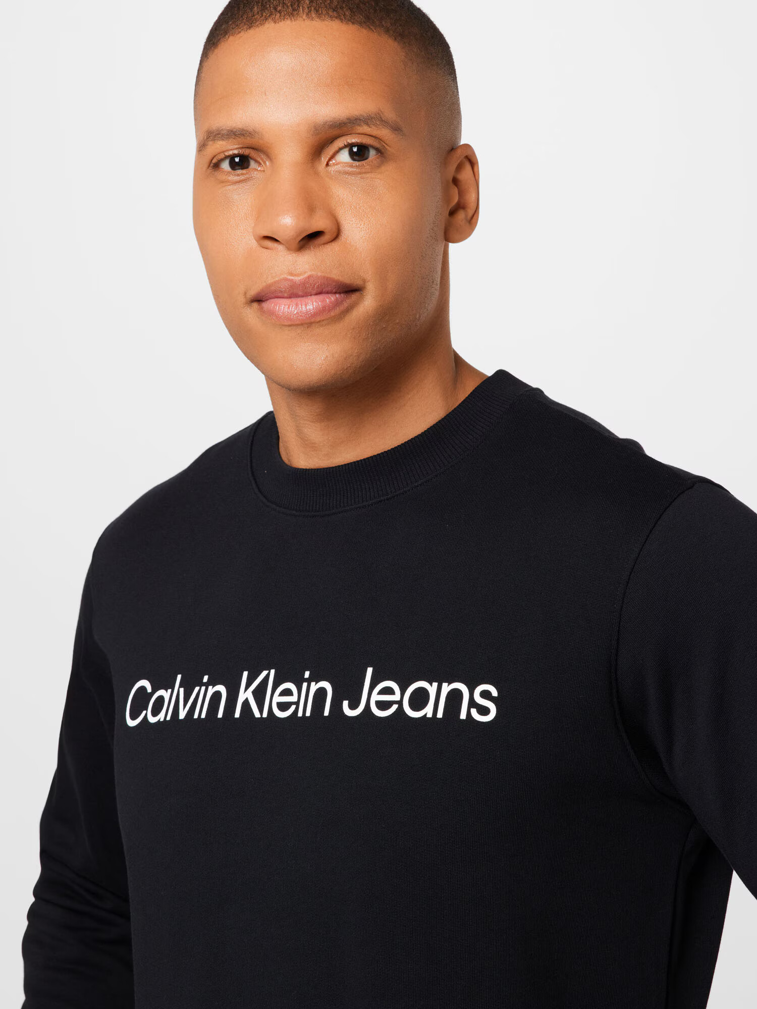 Calvin Klein Jeans Mikina čierna / biela - Pepit.sk