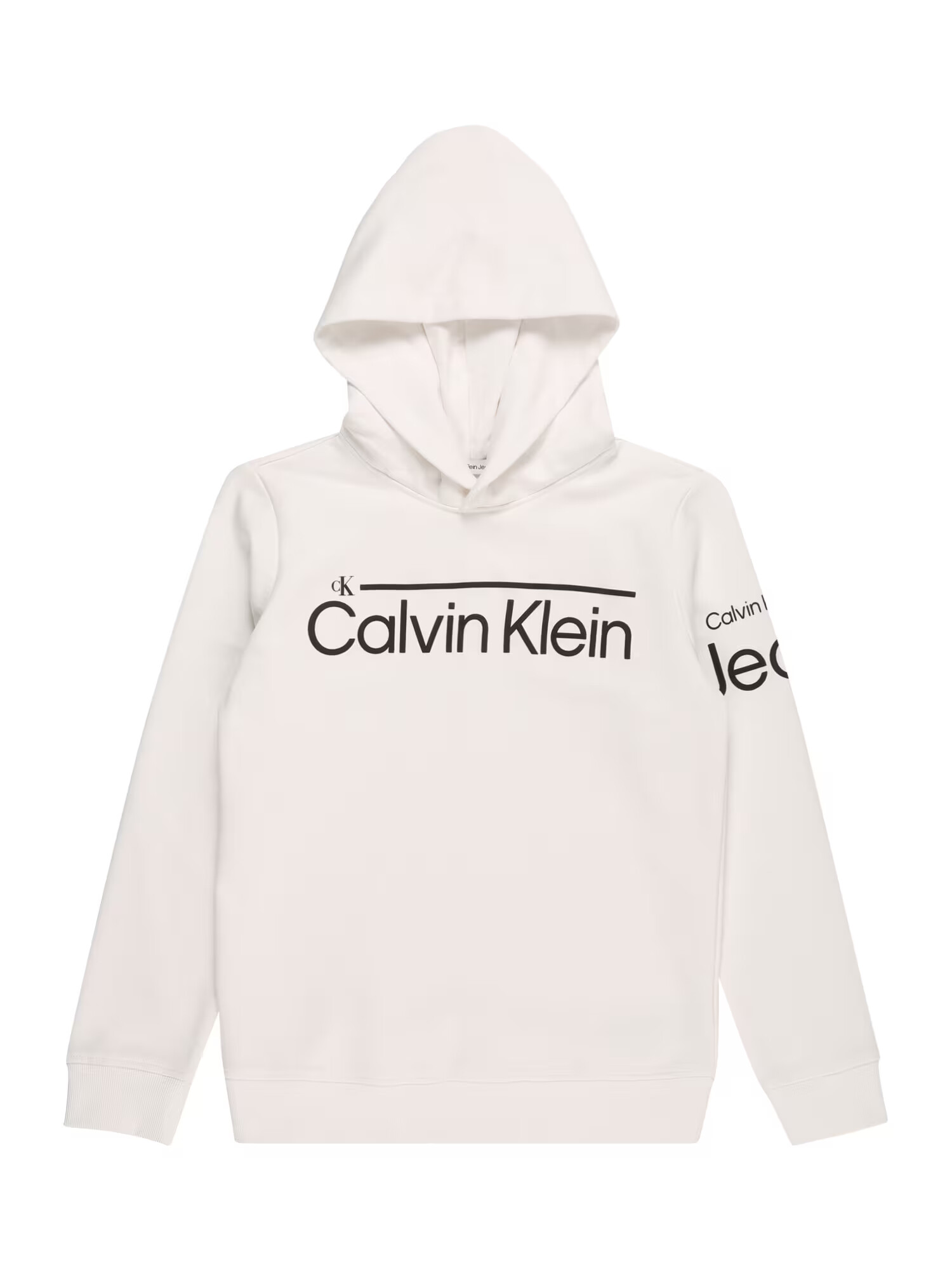 Calvin Klein Jeans Mikina čierna / biela - Pepit.sk