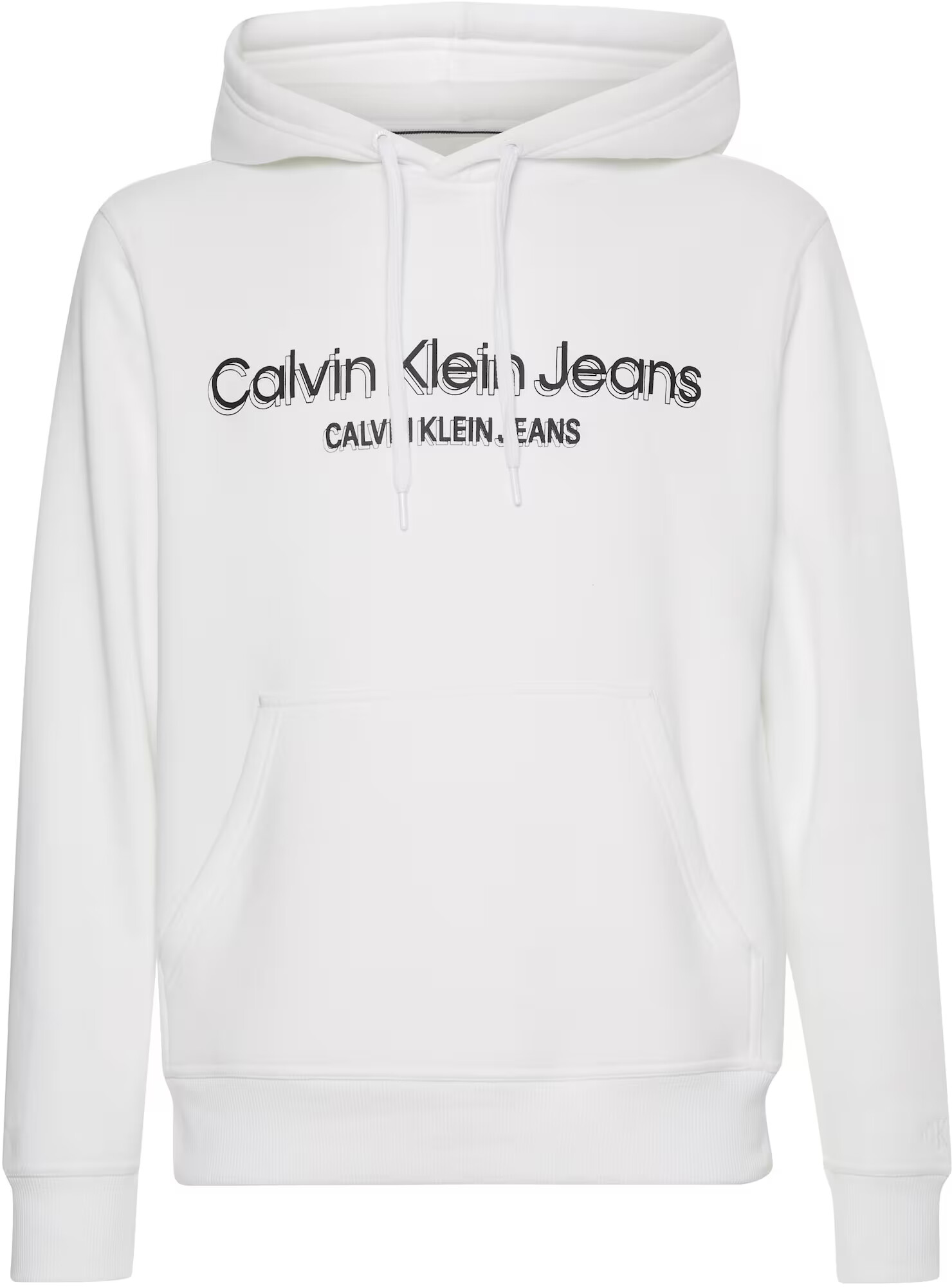 Calvin Klein Jeans Mikina čierna / biela - Pepit.sk