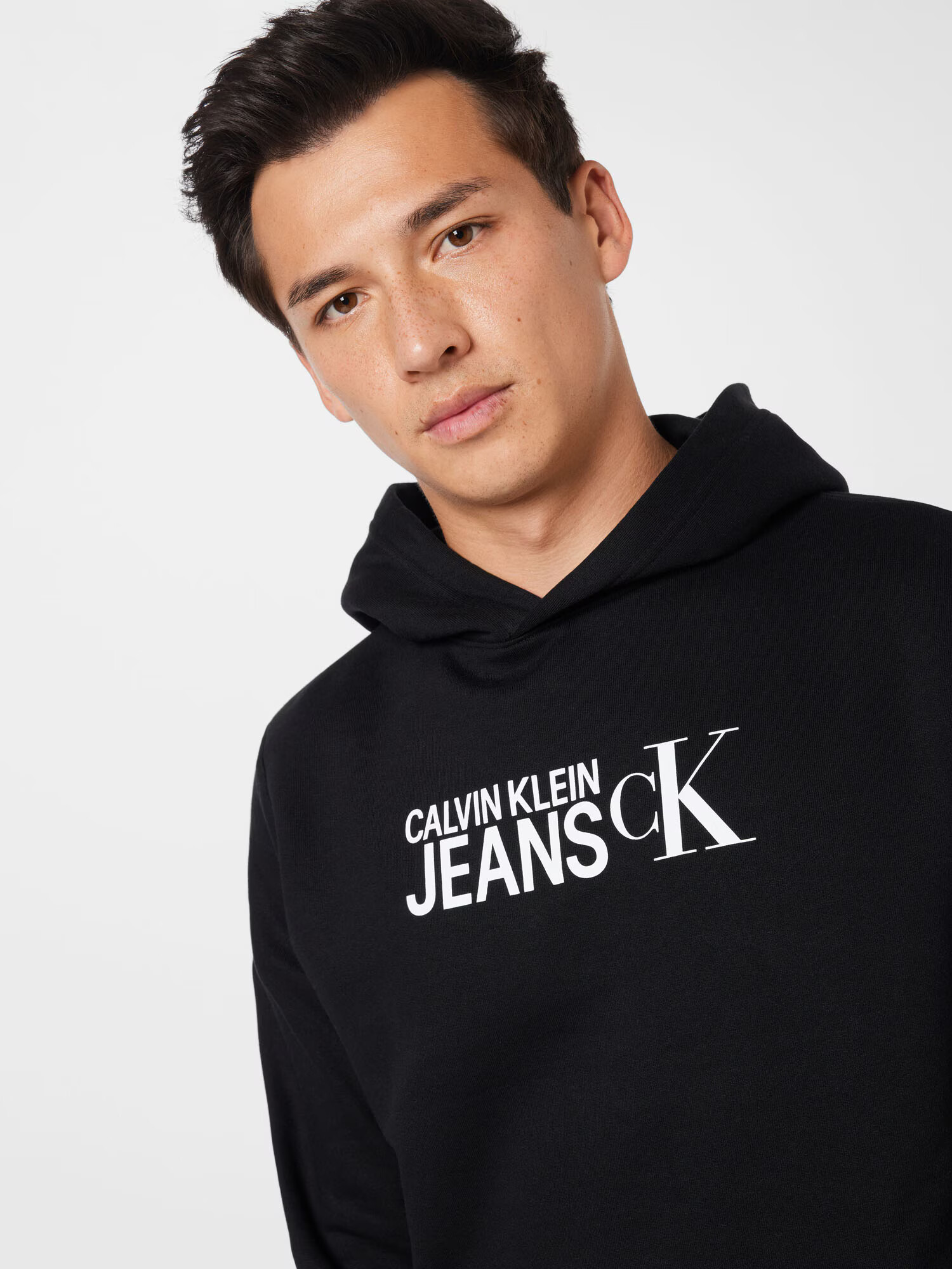 Calvin Klein Jeans Mikina čierna / biela - Pepit.sk