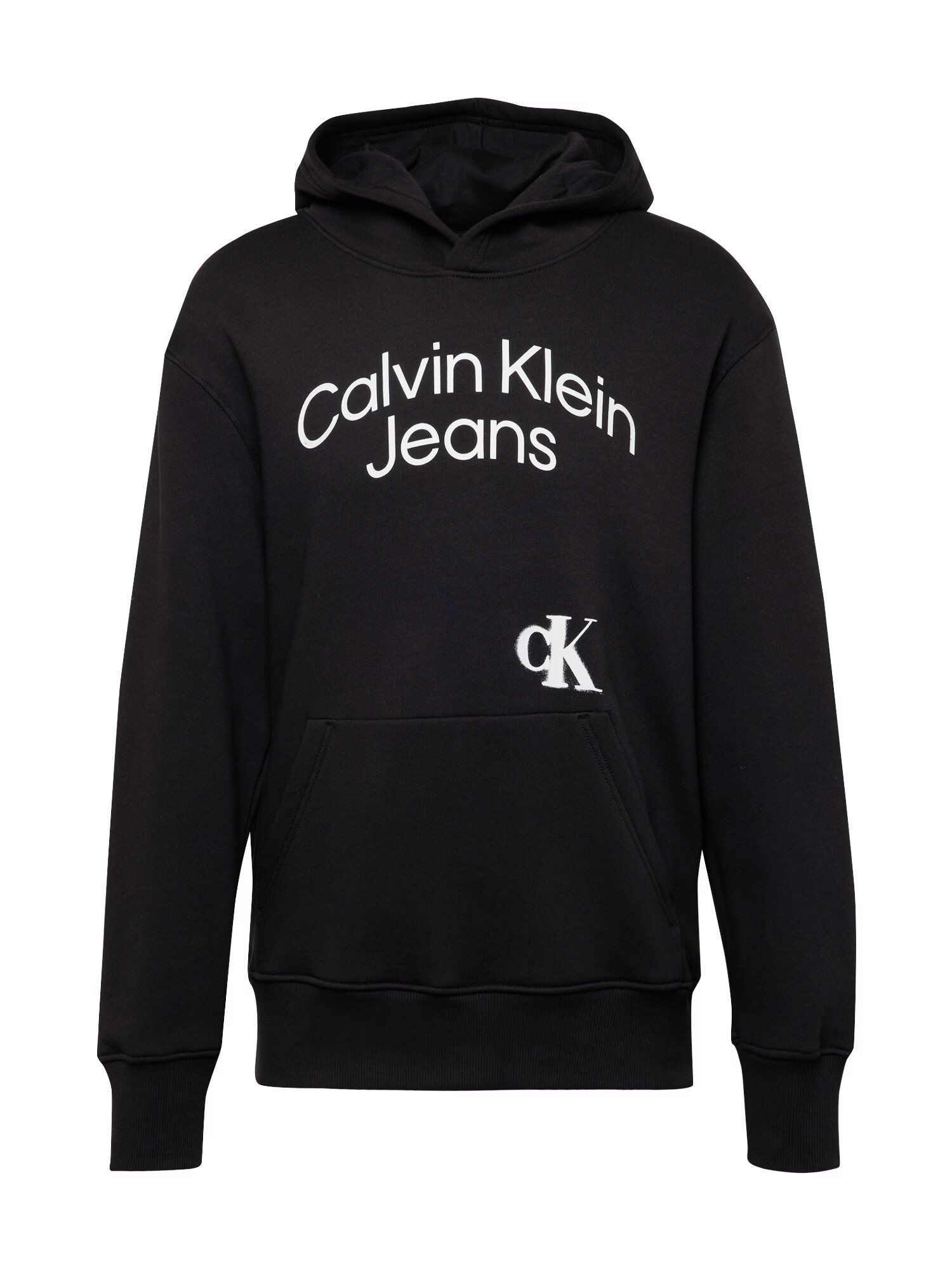 Calvin Klein Jeans Mikina čierna / biela - Pepit.sk