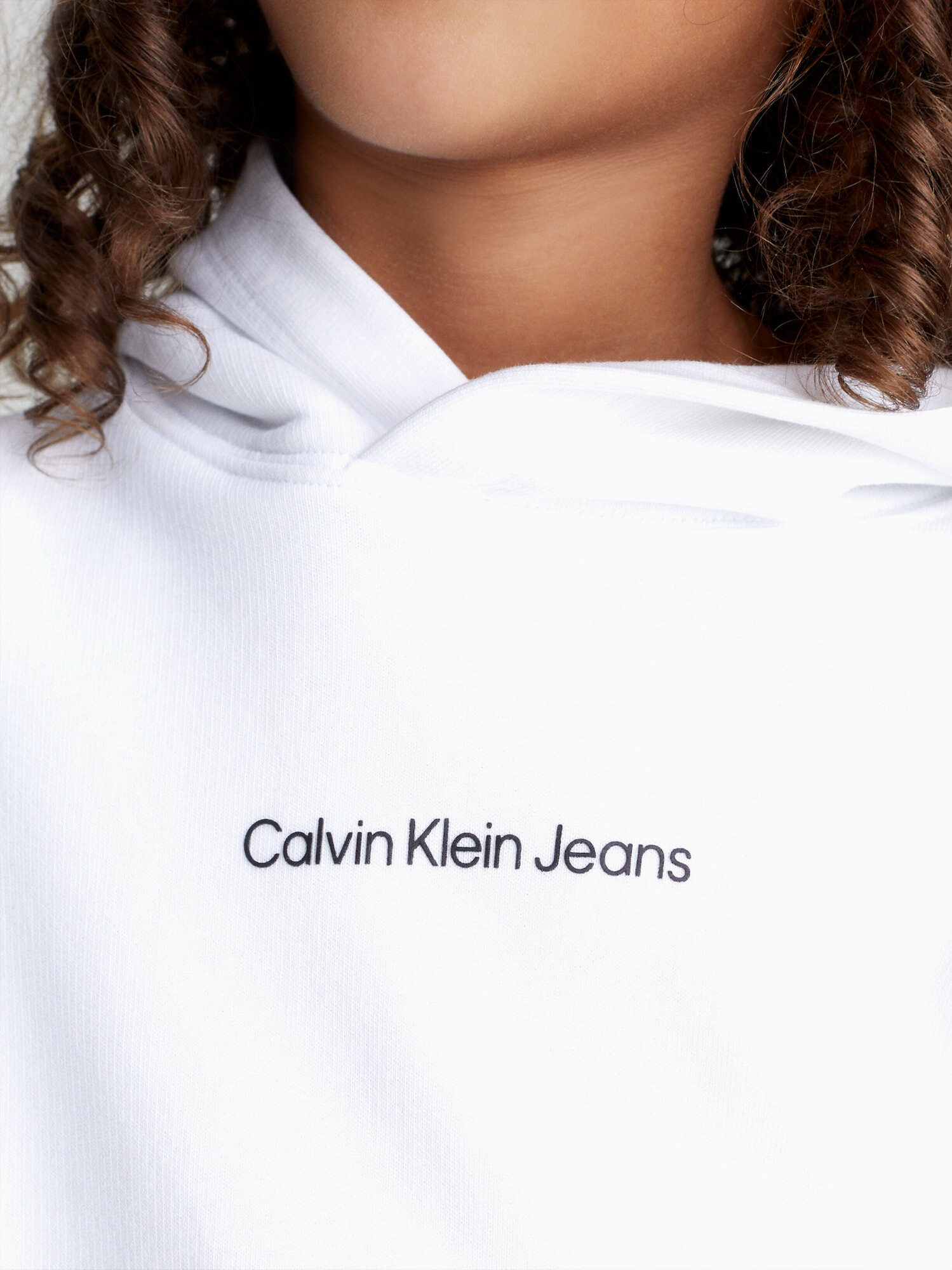 Calvin Klein Jeans Mikina čierna / biela - Pepit.sk