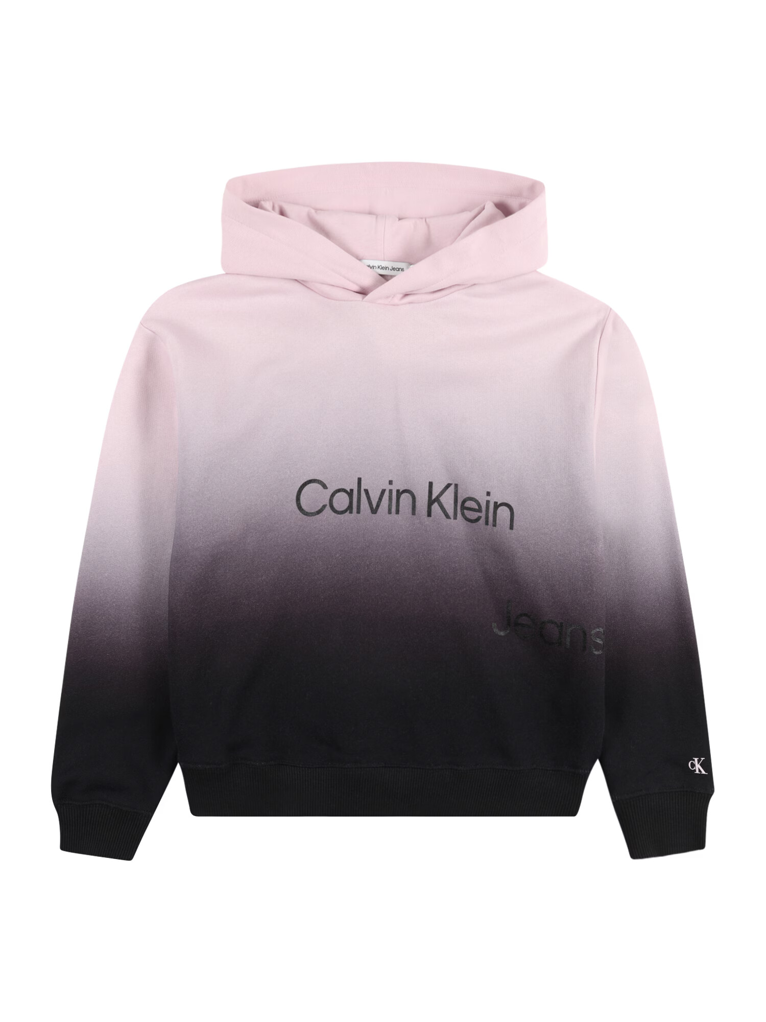 Calvin Klein Jeans Mikina pastelovo ružová / čierna - Pepit.sk