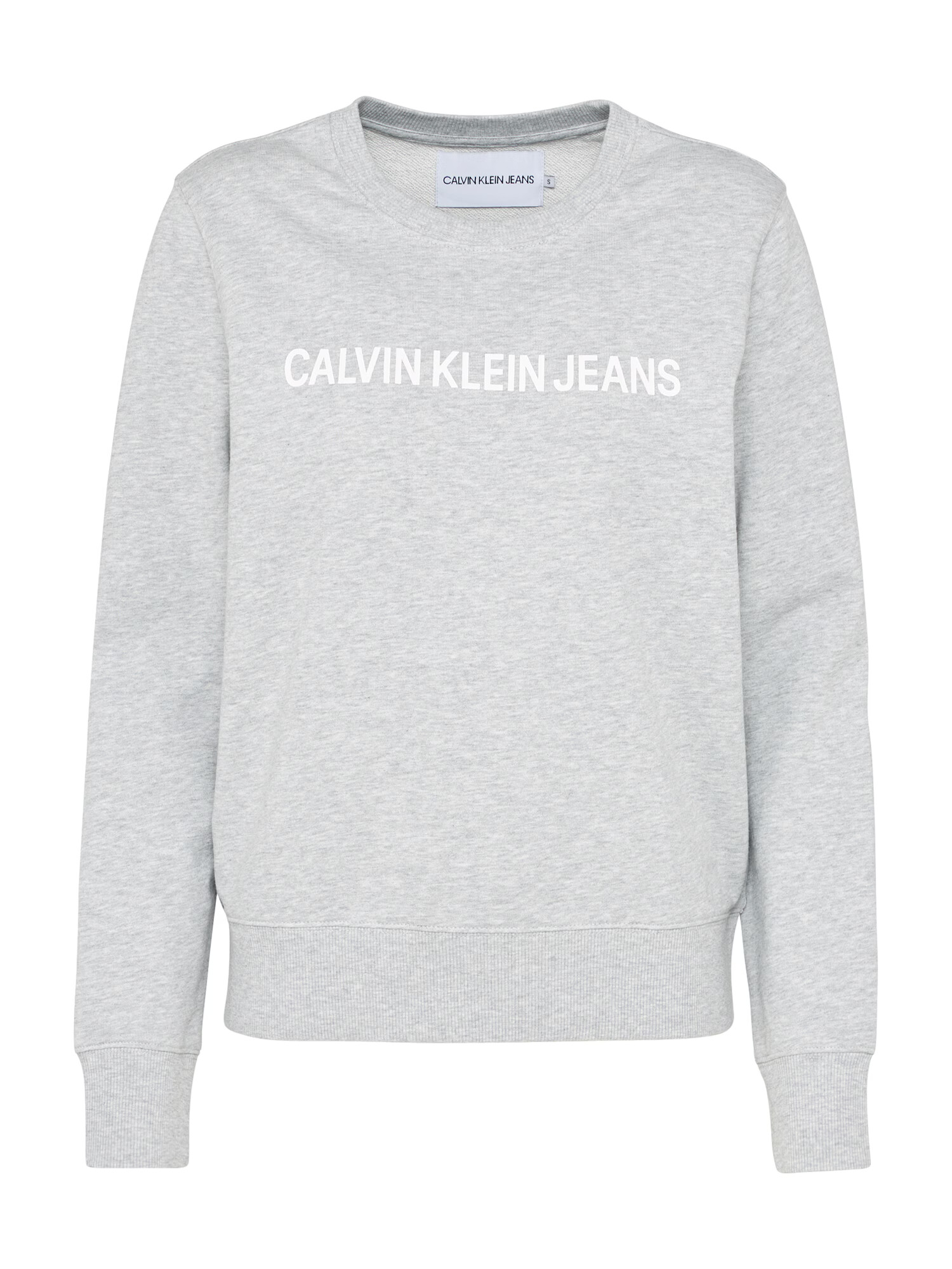 Calvin Klein Jeans Mikina sivá melírovaná / biela - Pepit.sk