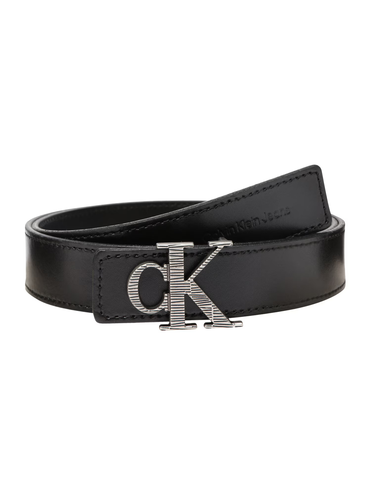 Calvin Klein Jeans Opasky čierna / strieborná - Pepit.sk