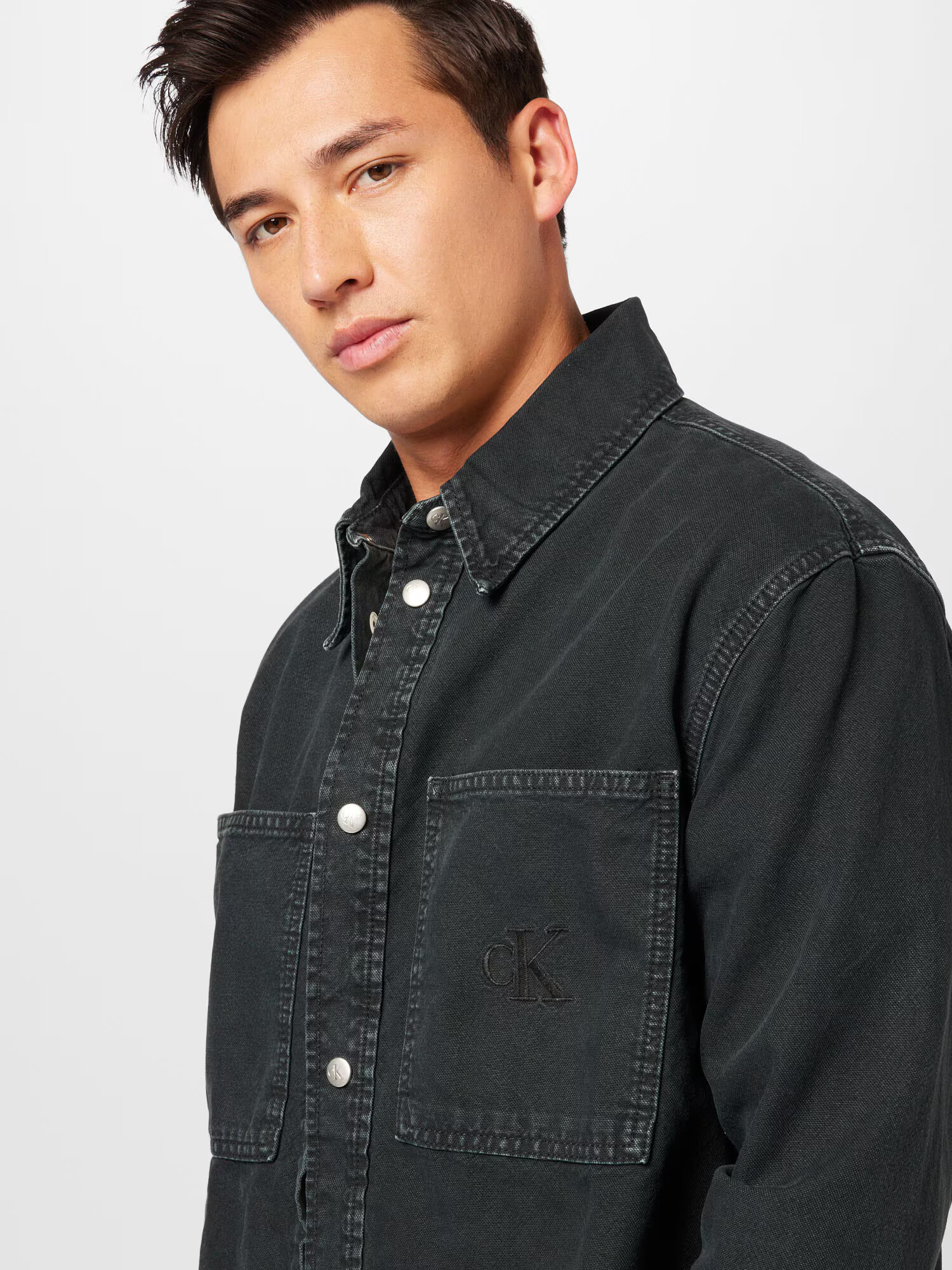 Calvin Klein Jeans Prechodná bunda čierny denim - Pepit.sk