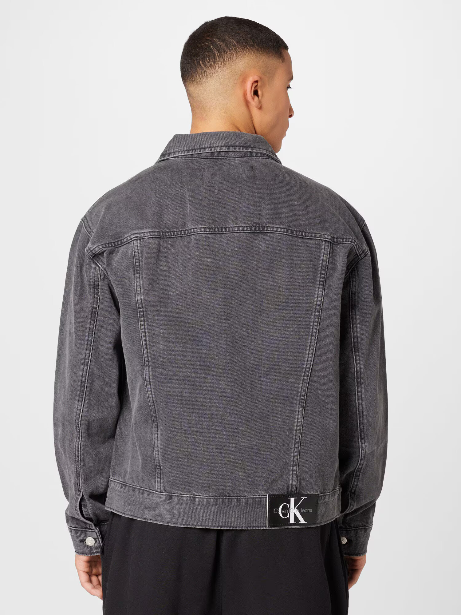 Calvin Klein Jeans Prechodná bunda čierny denim - Pepit.sk