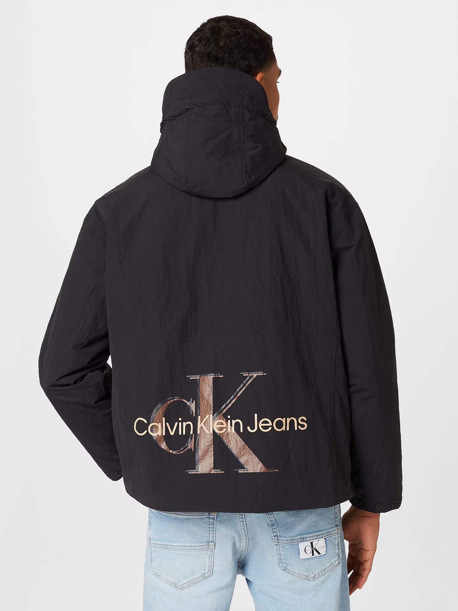 Calvin Klein Jeans Prechodná bunda hnedá / čierna - Pepit.sk