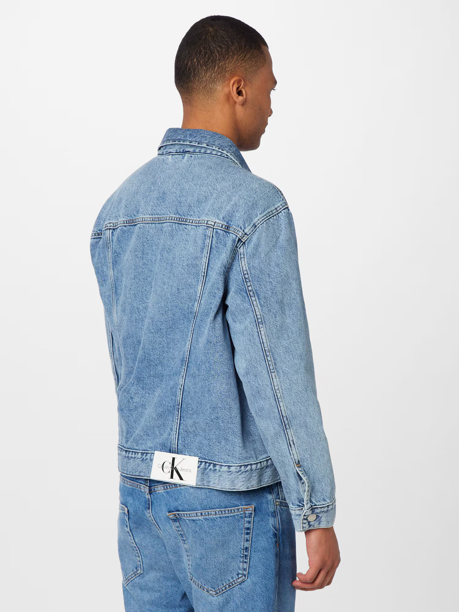 Calvin Klein Jeans Prechodná bunda modrá denim - Pepit.sk