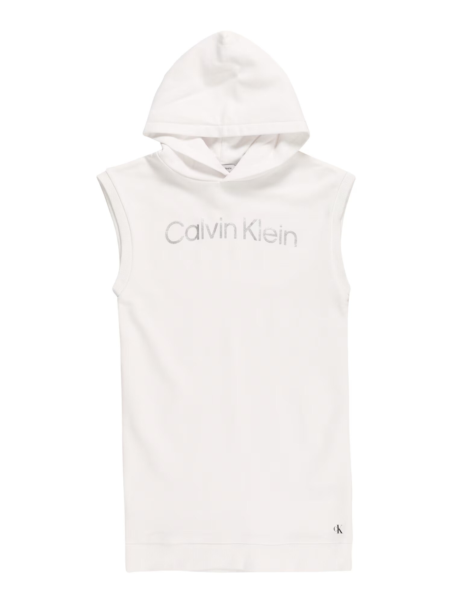 Calvin Klein Jeans Šaty čierna / strieborná / biela - Pepit.sk