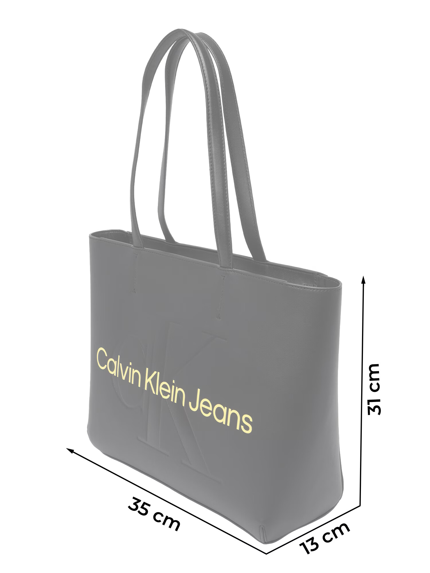 Calvin Klein Jeans Shopper svetložltá / čierna - Pepit.sk