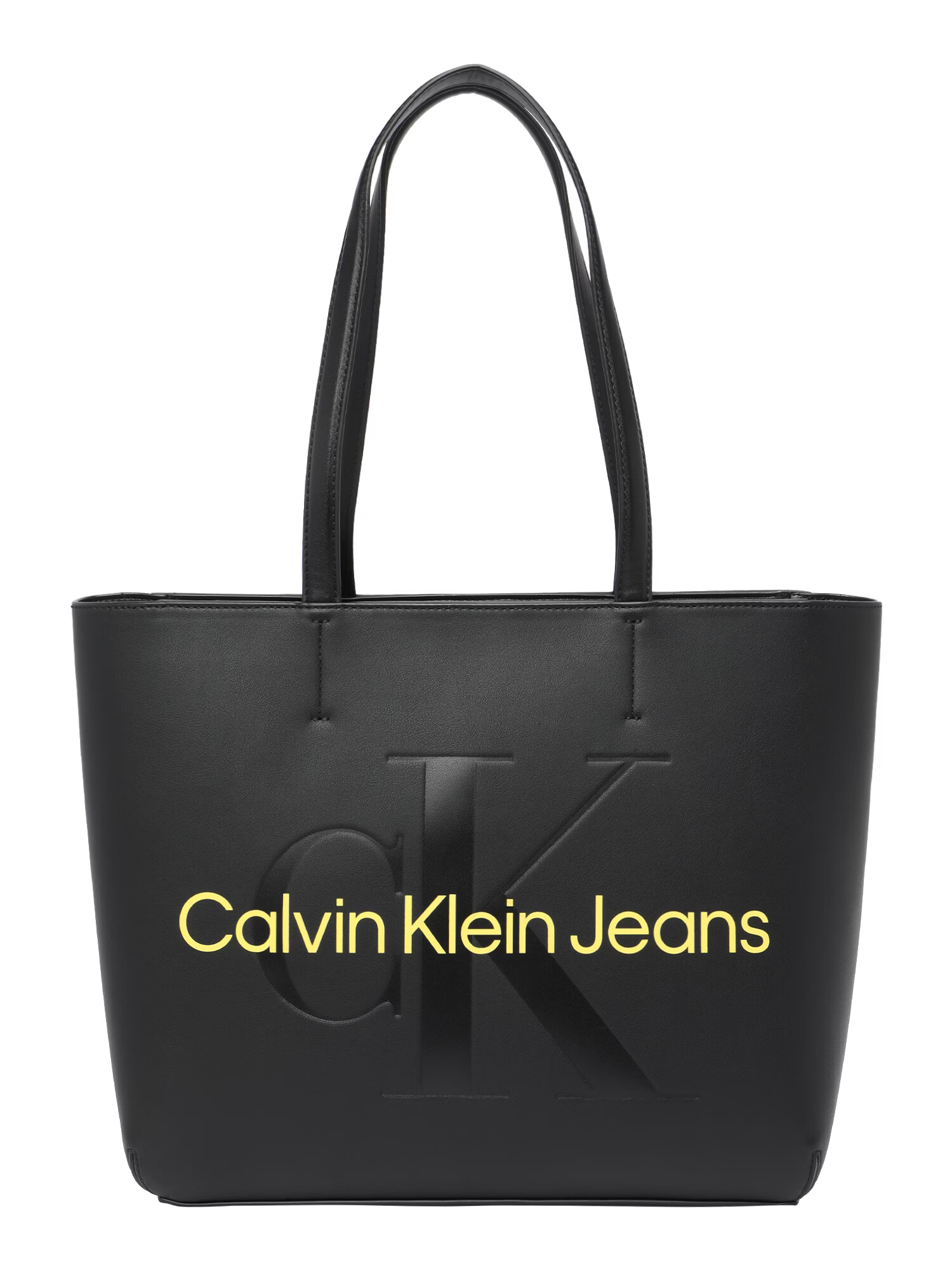 Calvin Klein Jeans Shopper svetložltá / čierna - Pepit.sk