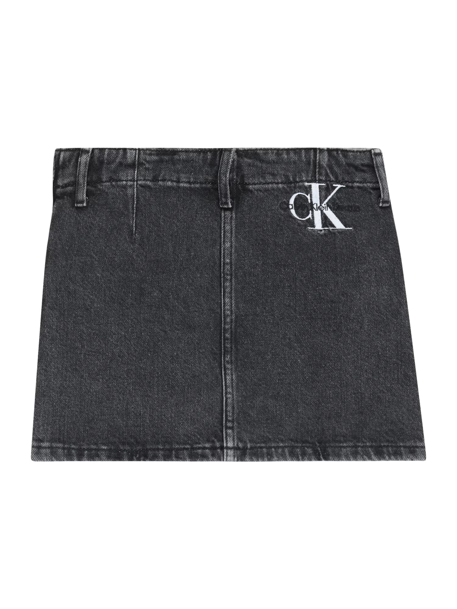 Calvin Klein Jeans Sukňa čierna / čierny denim / biela - Pepit.sk