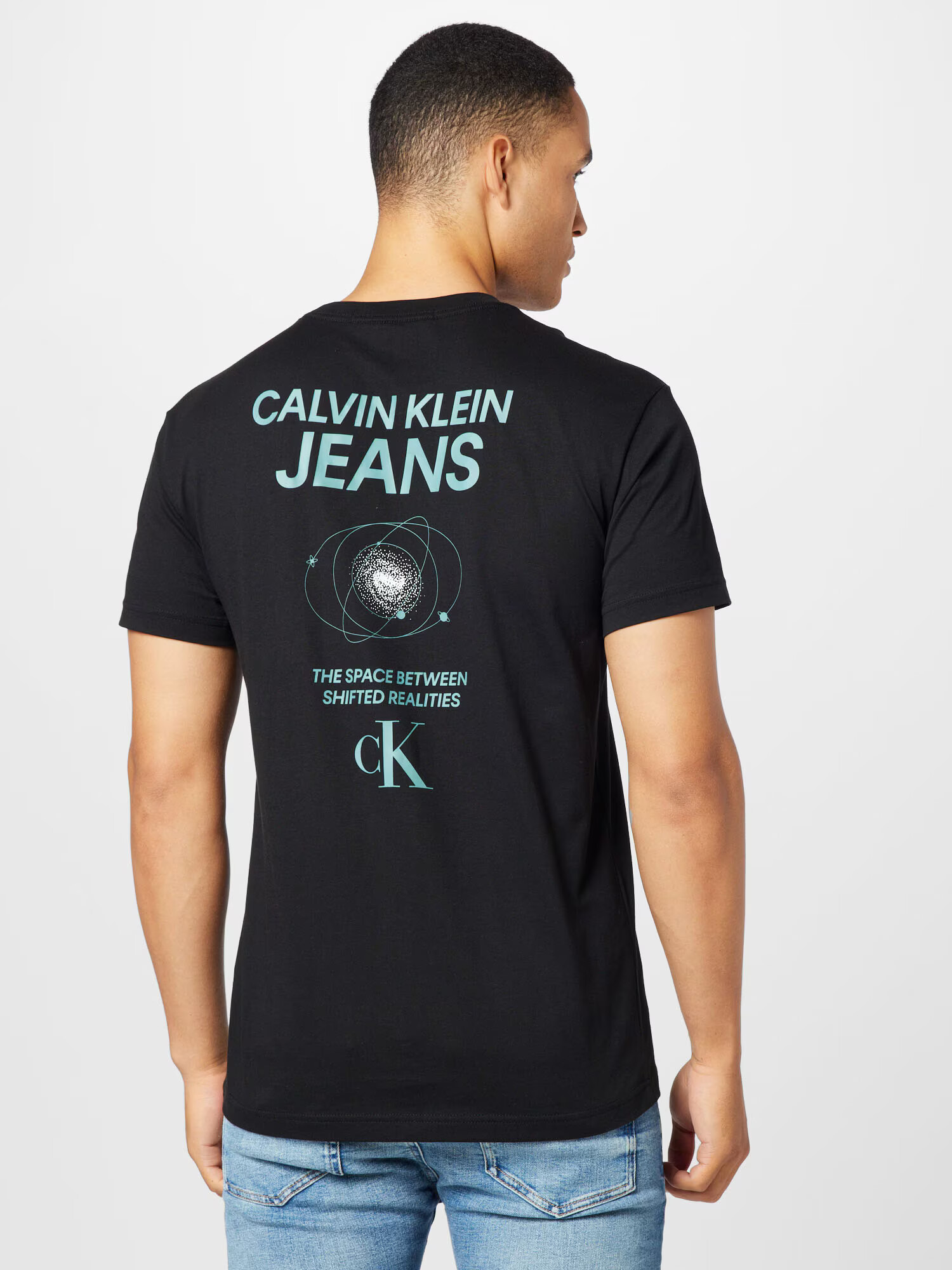 Calvin Klein Jeans Tričko opálová / čierna - Pepit.sk