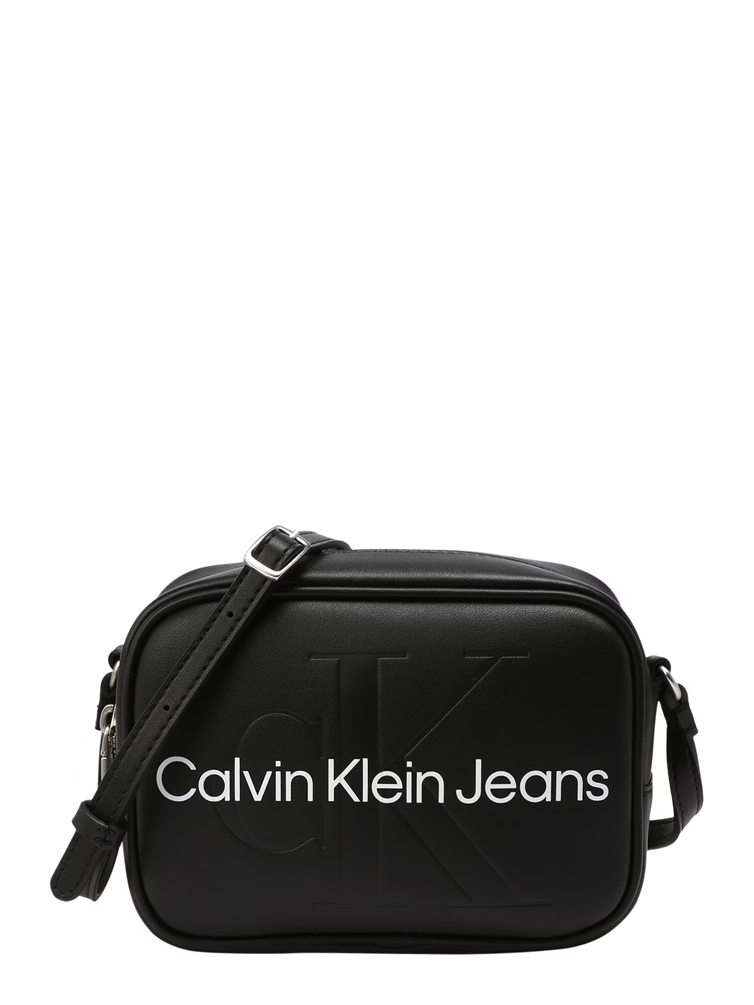 Calvin Klein Jeans Taška cez rameno čierna / biela - Pepit.sk