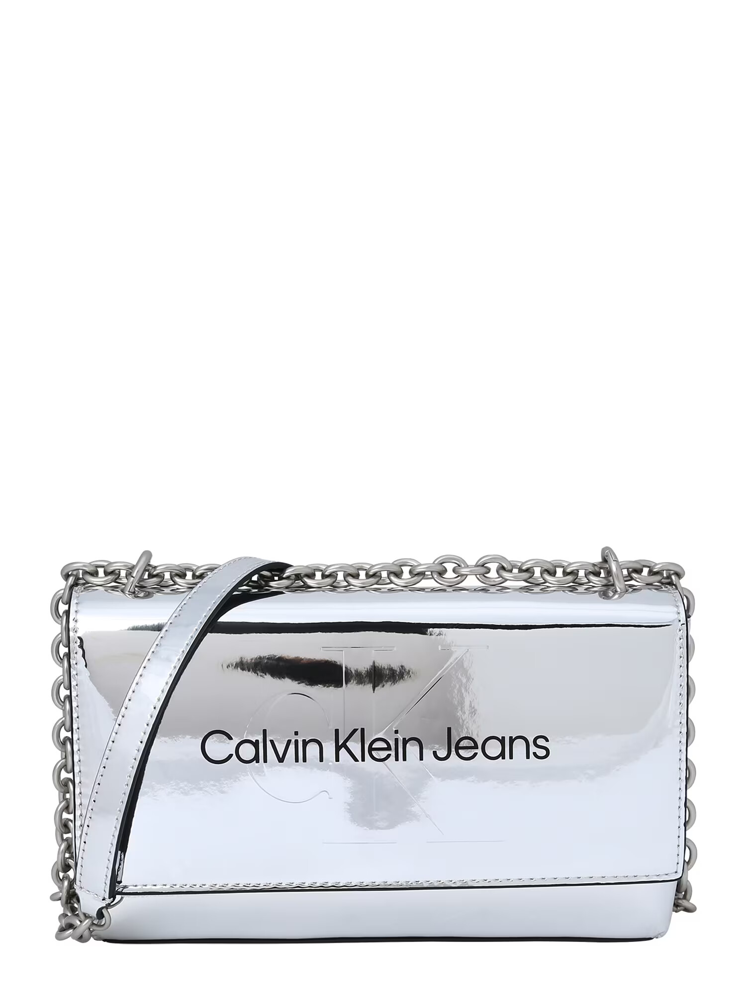 Calvin Klein Jeans Taška cez rameno čierna / strieborná - Pepit.sk