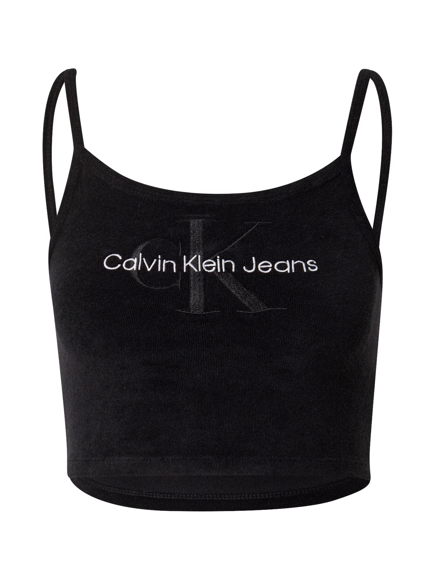 Calvin Klein Jeans Top antracitová / čierna / biela - Pepit.sk