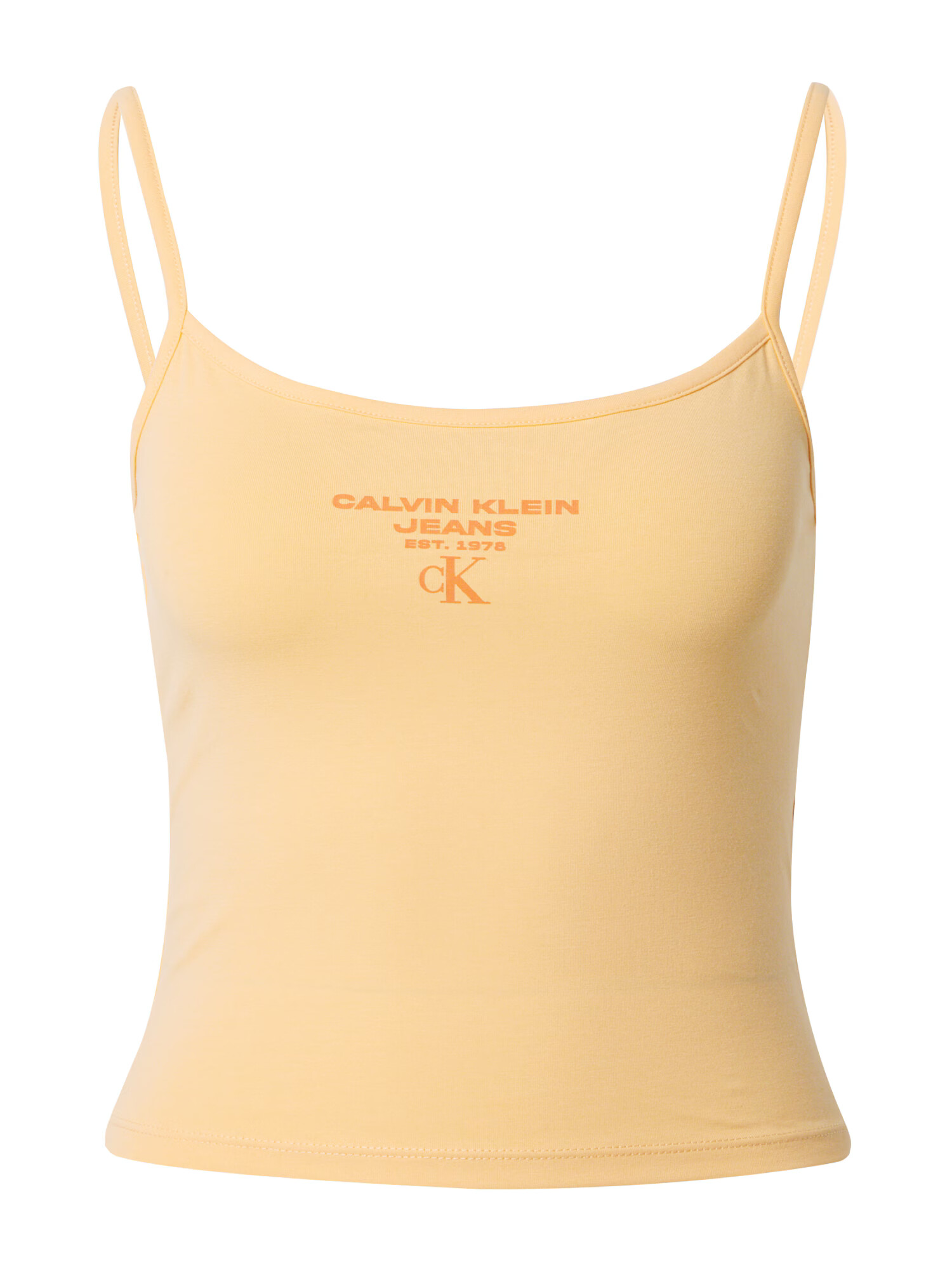 Calvin Klein Jeans Top oranžová / marhuľová - Pepit.sk