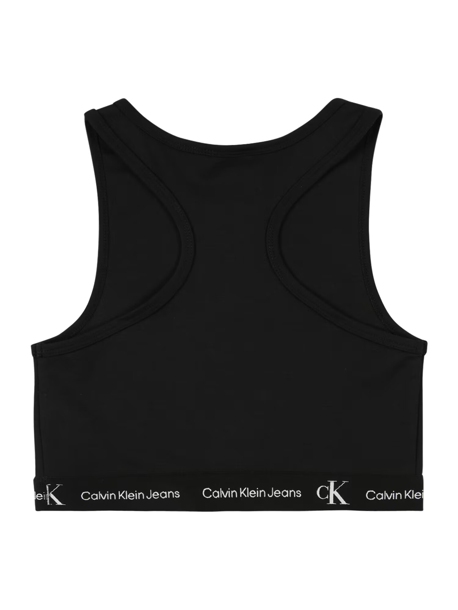 Calvin Klein Jeans Top 'Punto' čierna / biela - Pepit.sk