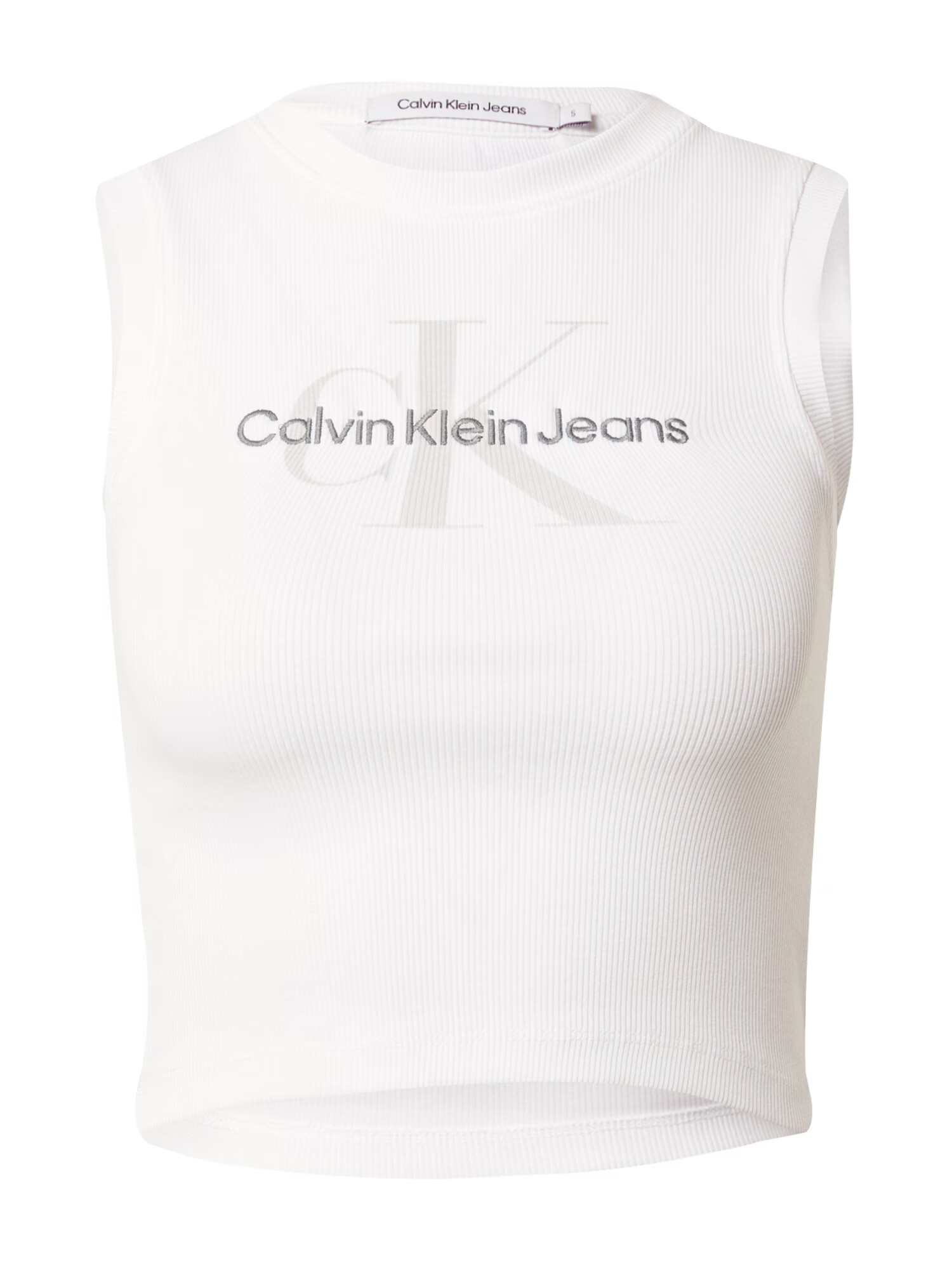 Calvin Klein Jeans Top sivá / čierna / biela - Pepit.sk