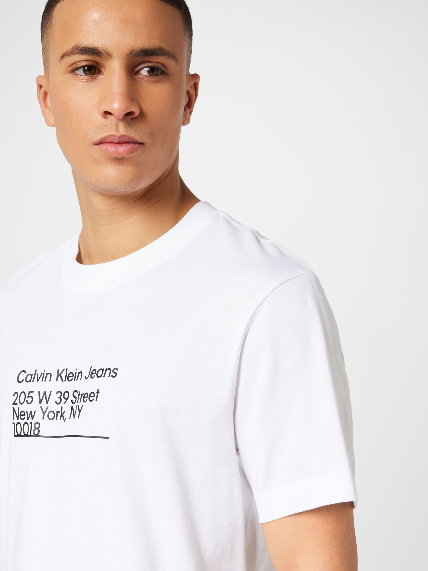 Calvin Klein Jeans Tričko čierna / biela - Pepit.sk