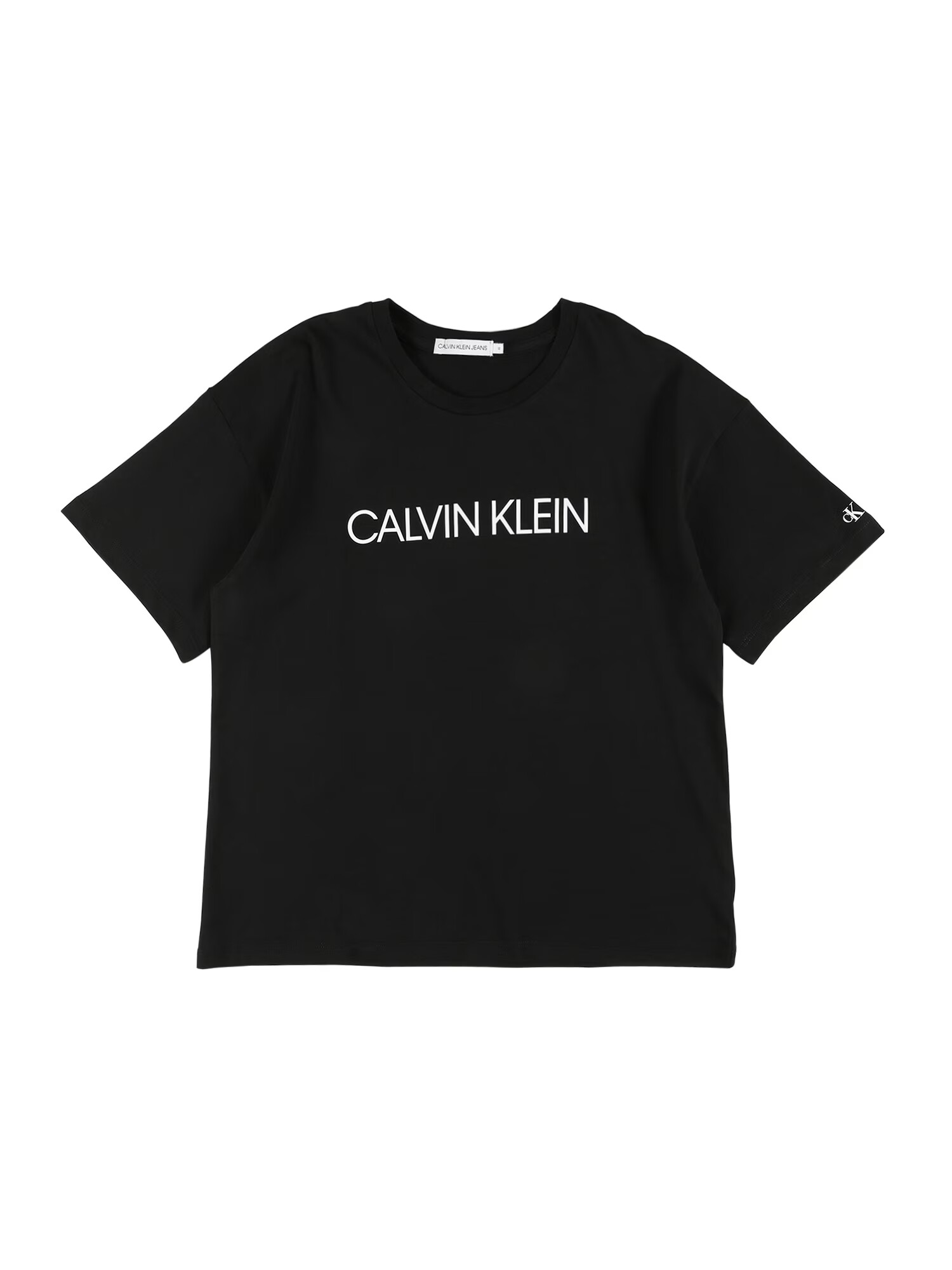 Calvin Klein Jeans Tričko čierna / biela - Pepit.sk