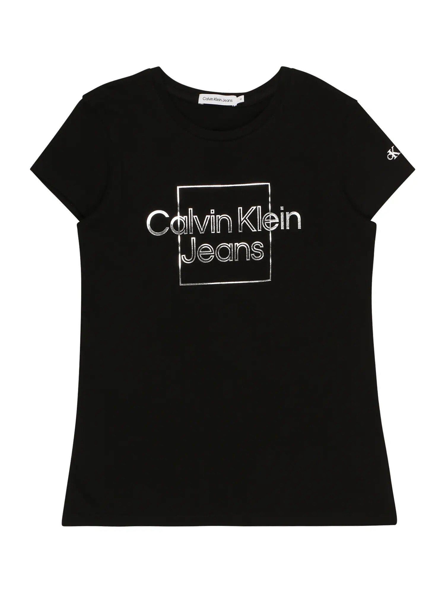 Calvin Klein Jeans Tričko čierna / biela - Pepit.sk