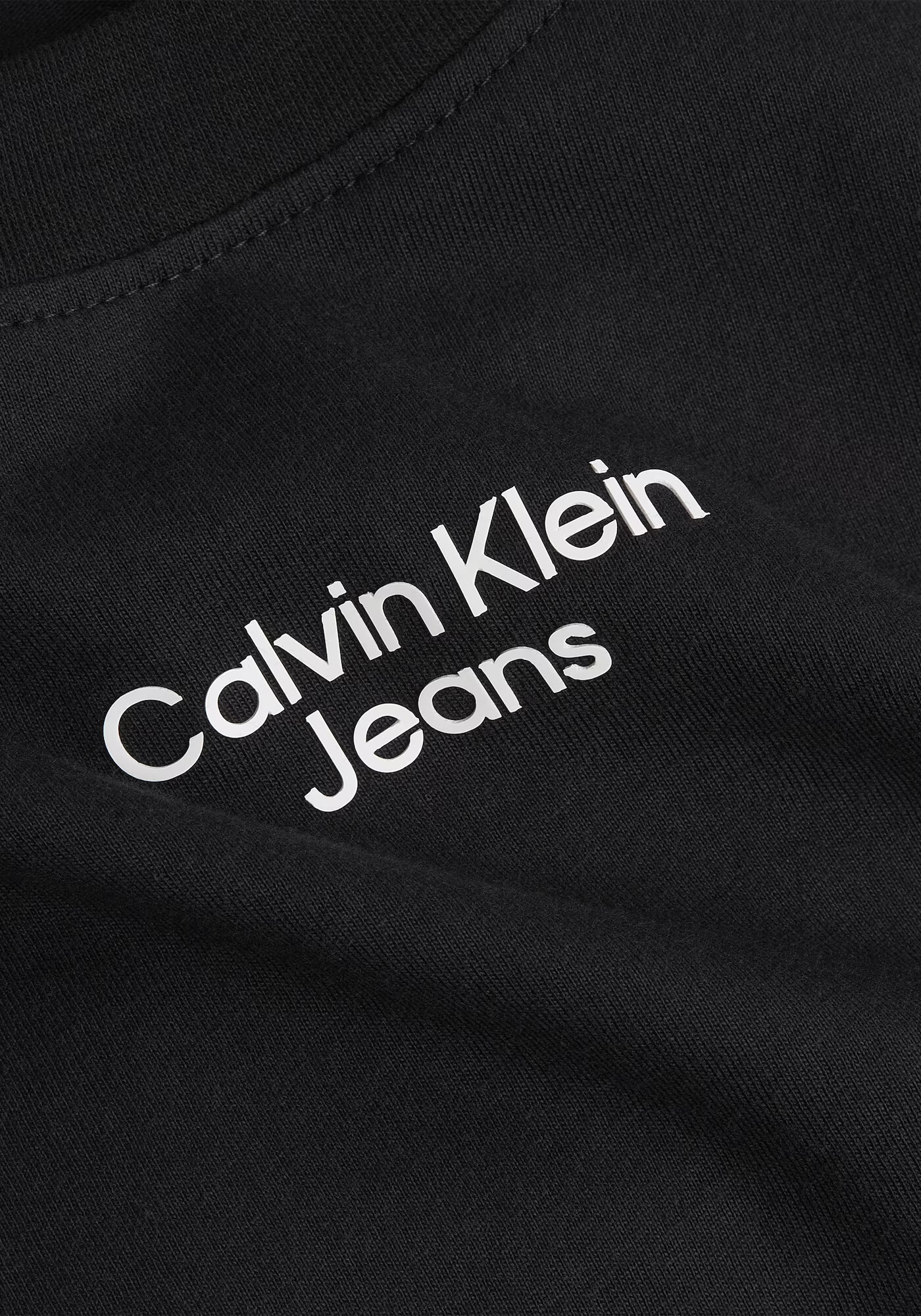 Calvin Klein Jeans Tričko čierna / biela - Pepit.sk