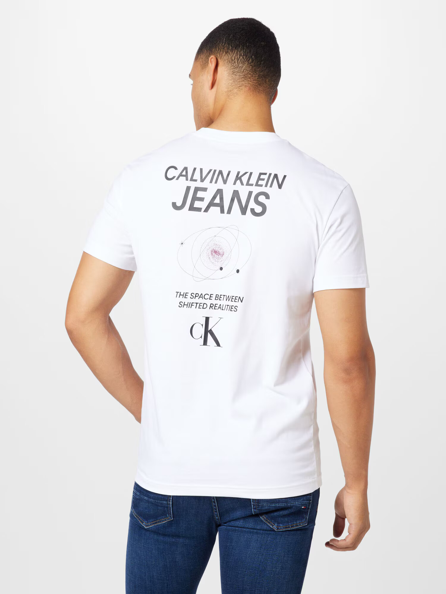 Calvin Klein Jeans Tričko čierna / biela - Pepit.sk