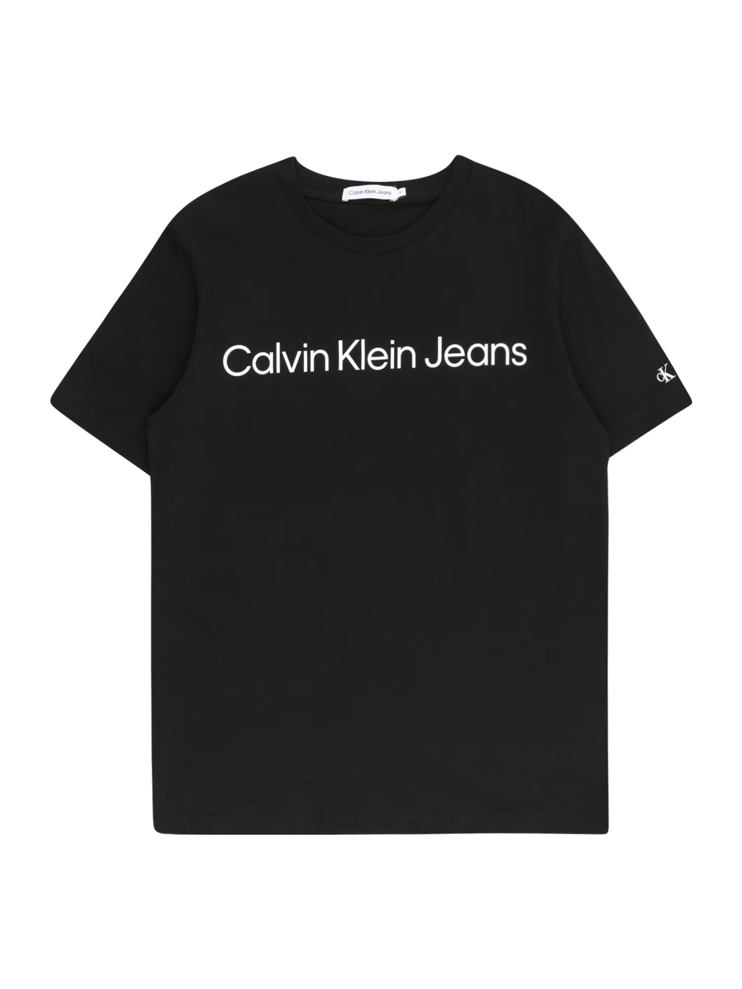 Calvin Klein Jeans Tričko čierna / biela - Pepit.sk