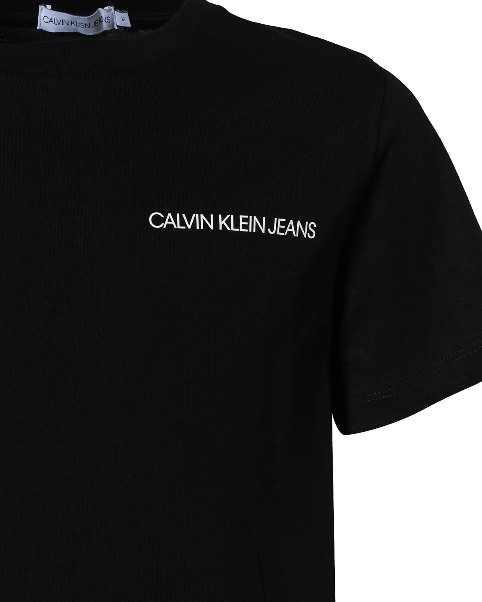 Calvin Klein Jeans Tričko čierna / biela - Pepit.sk