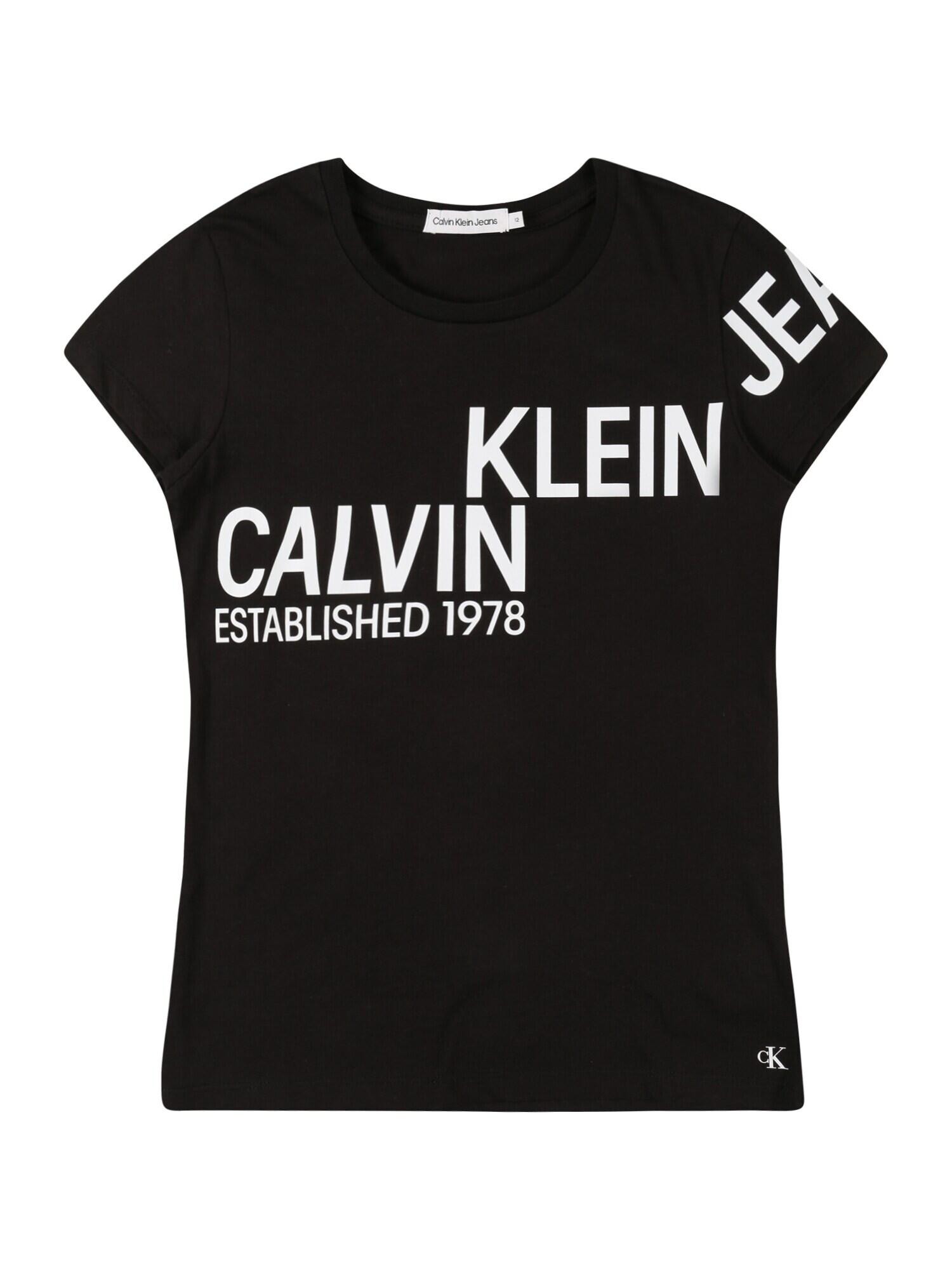 Calvin Klein Jeans Tričko 'HERO' čierna / biela - Pepit.sk