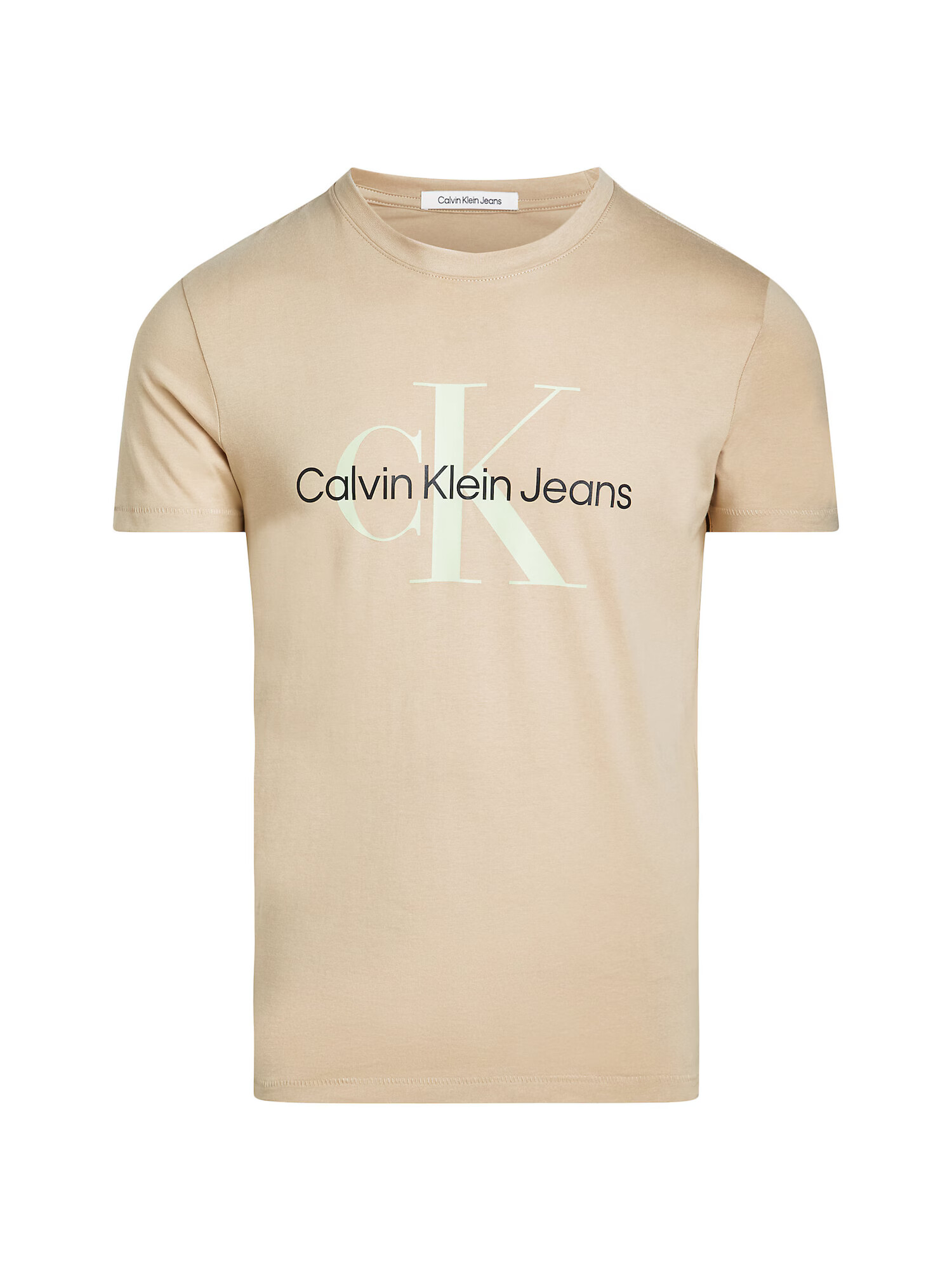 Calvin Klein Jeans Tričko krémová / čierna / biela - Pepit.sk