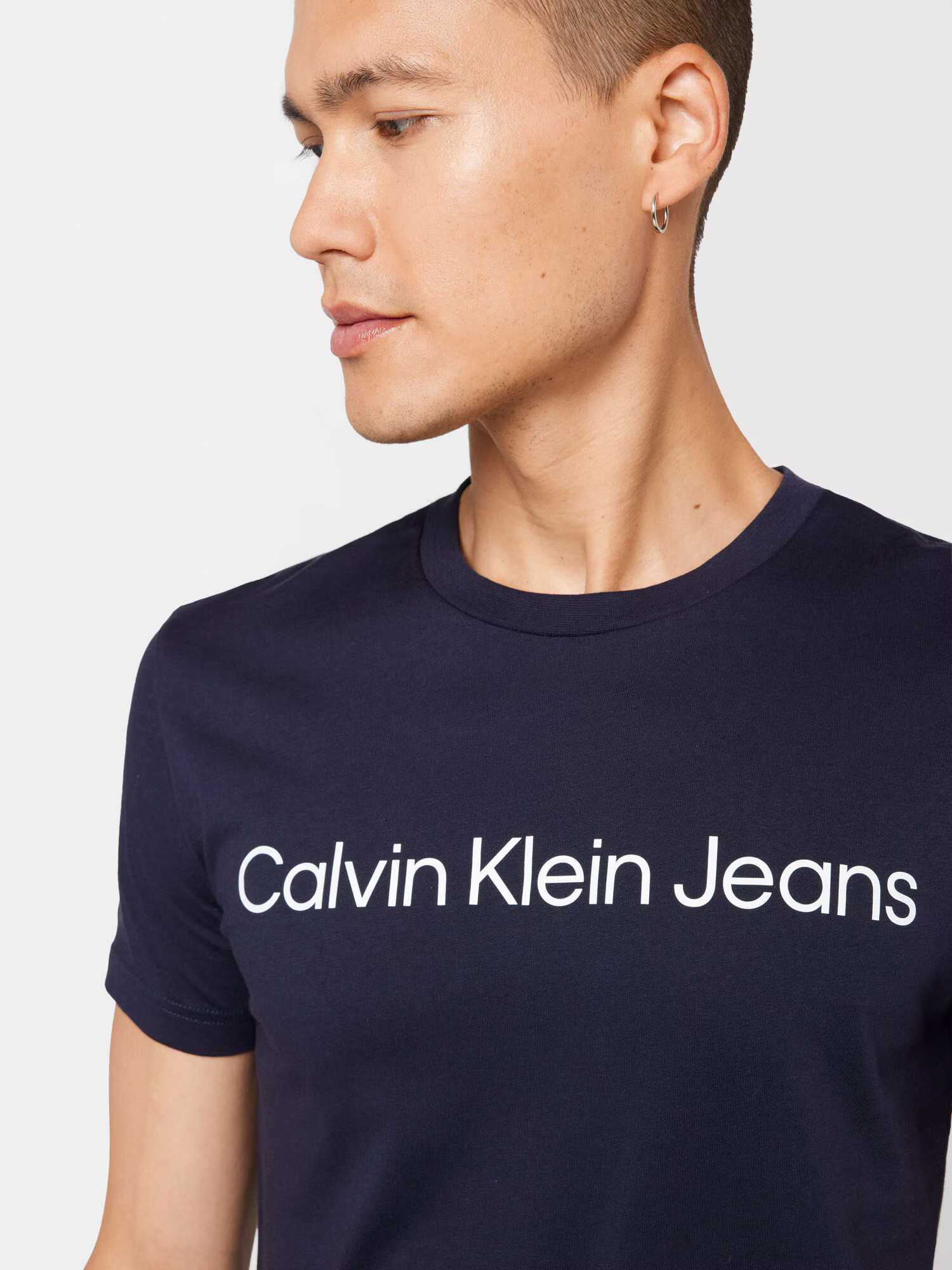 Calvin Klein Jeans Tričko námornícka modrá / biela - Pepit.sk